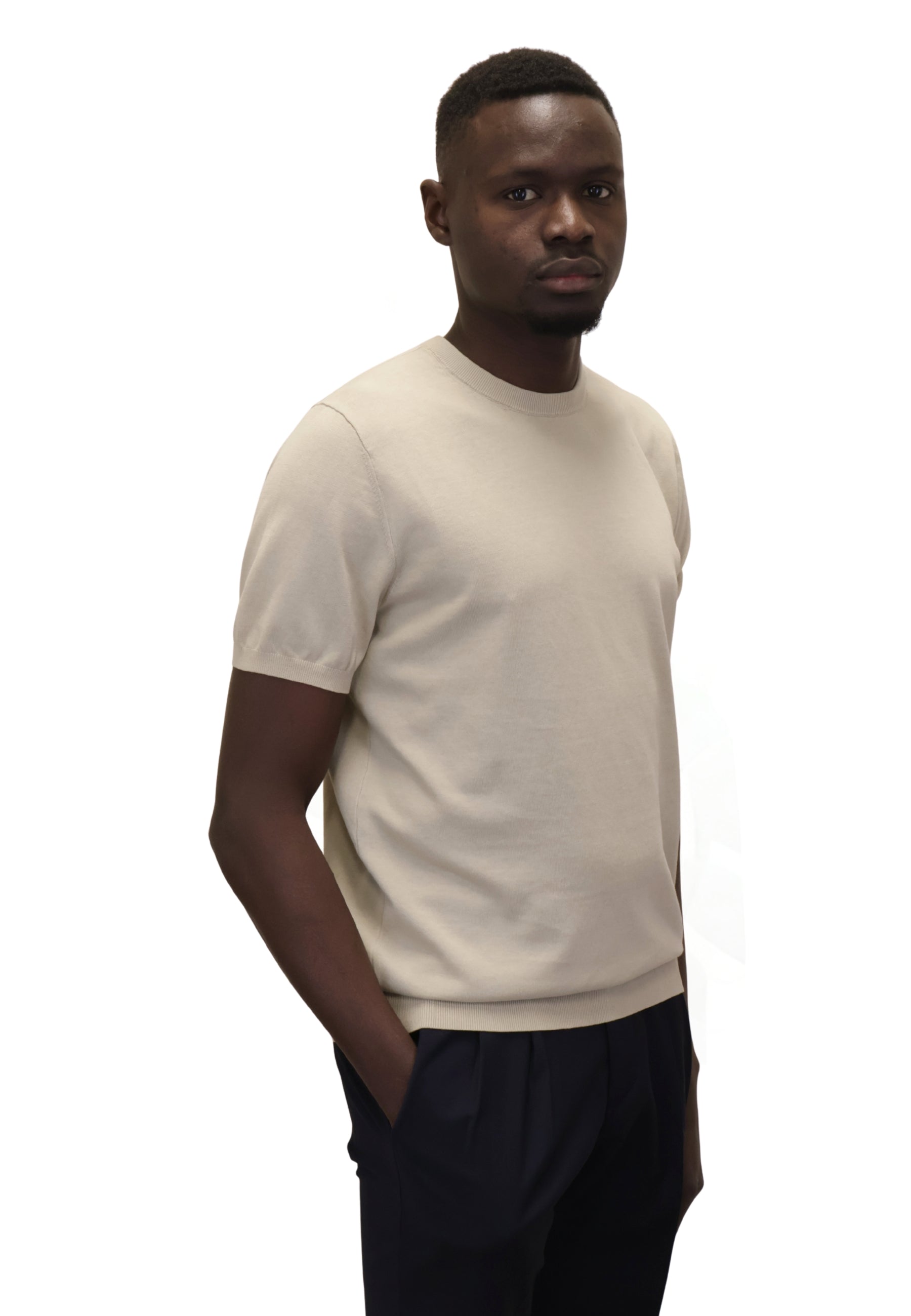 GIROCOLLO MANICA CORTA Beige Jean Paul