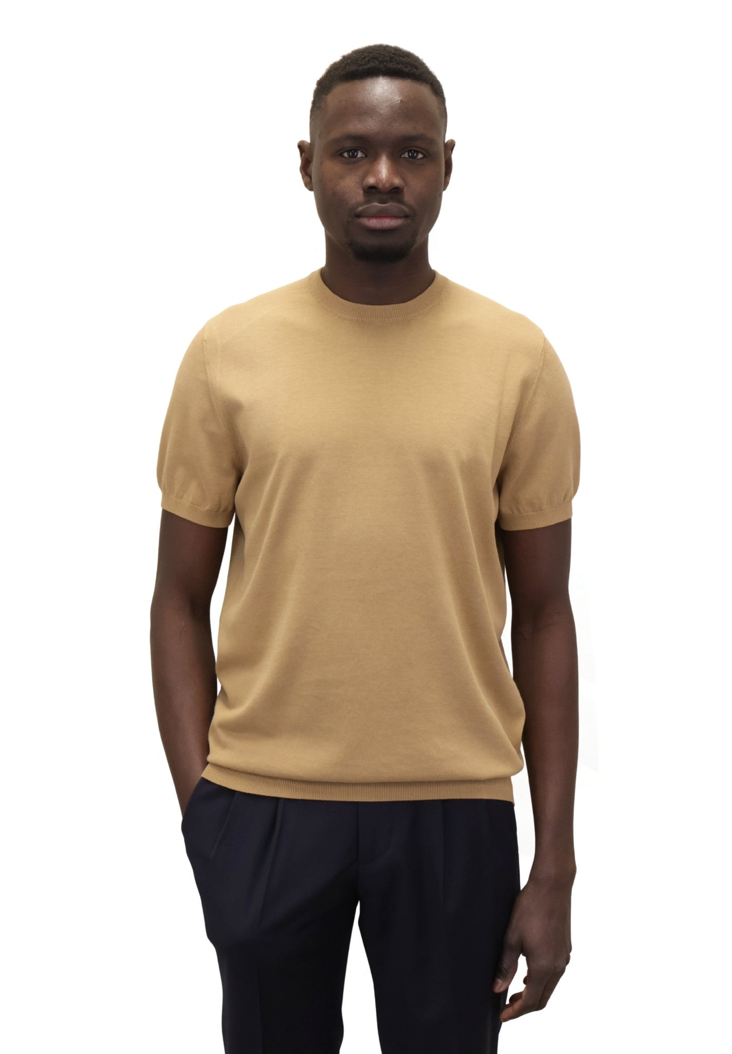 GIROCOLLO MANICA CORTA Beige Jean Paul