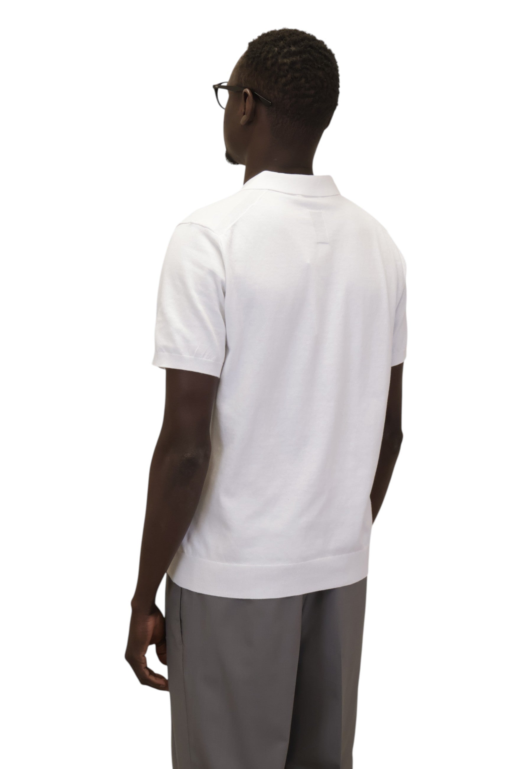 POLO A MANICA CORTA Bianco Jean Paul
