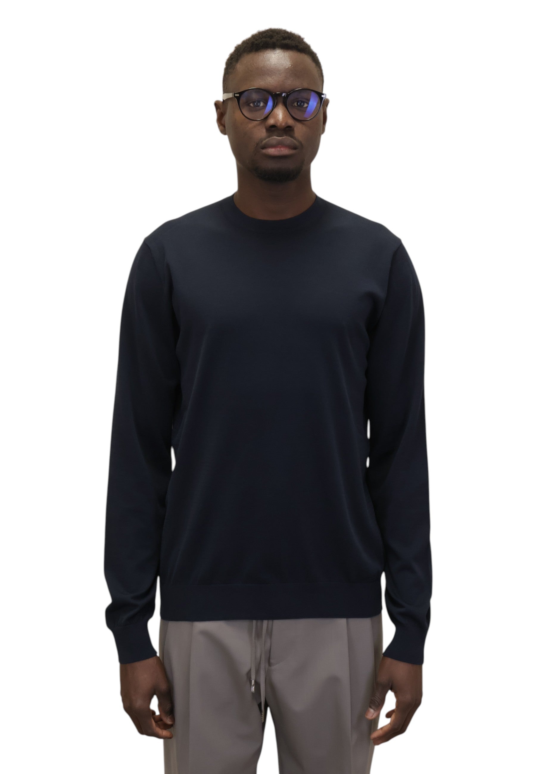 GIROCOLLO MANICA LUNGA Blu Jean Paul