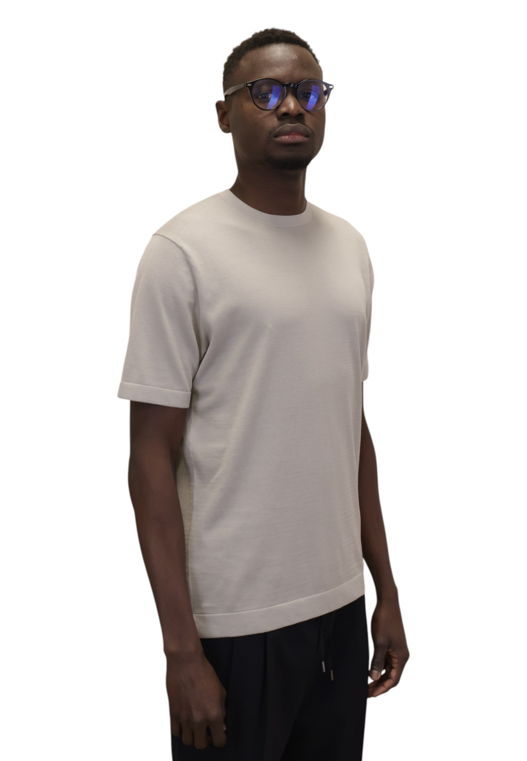 GIROCOLLO MANICA CORTA Grigio Jean Paul