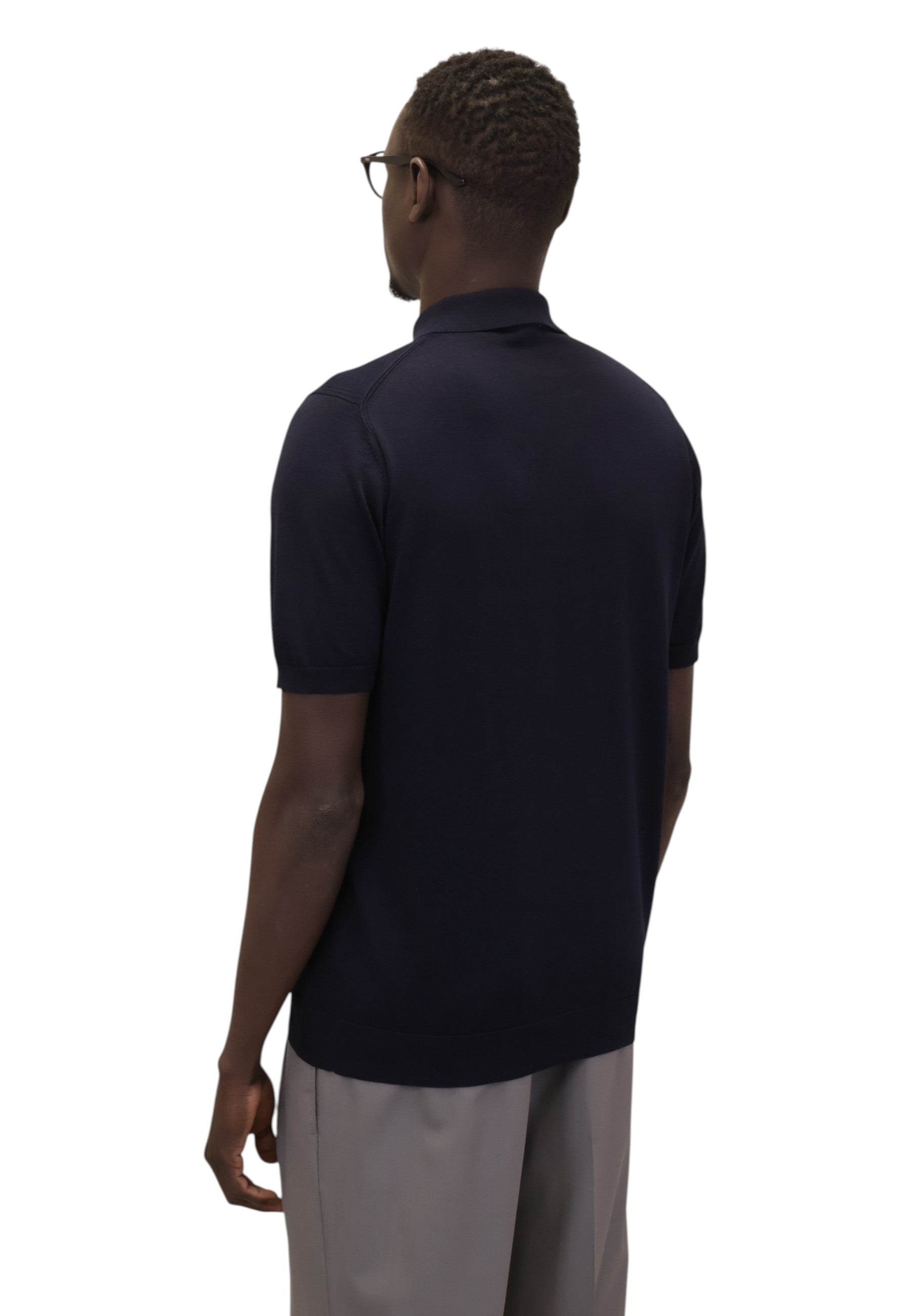 POLO A MANICA CORTA Blu Jean Paul