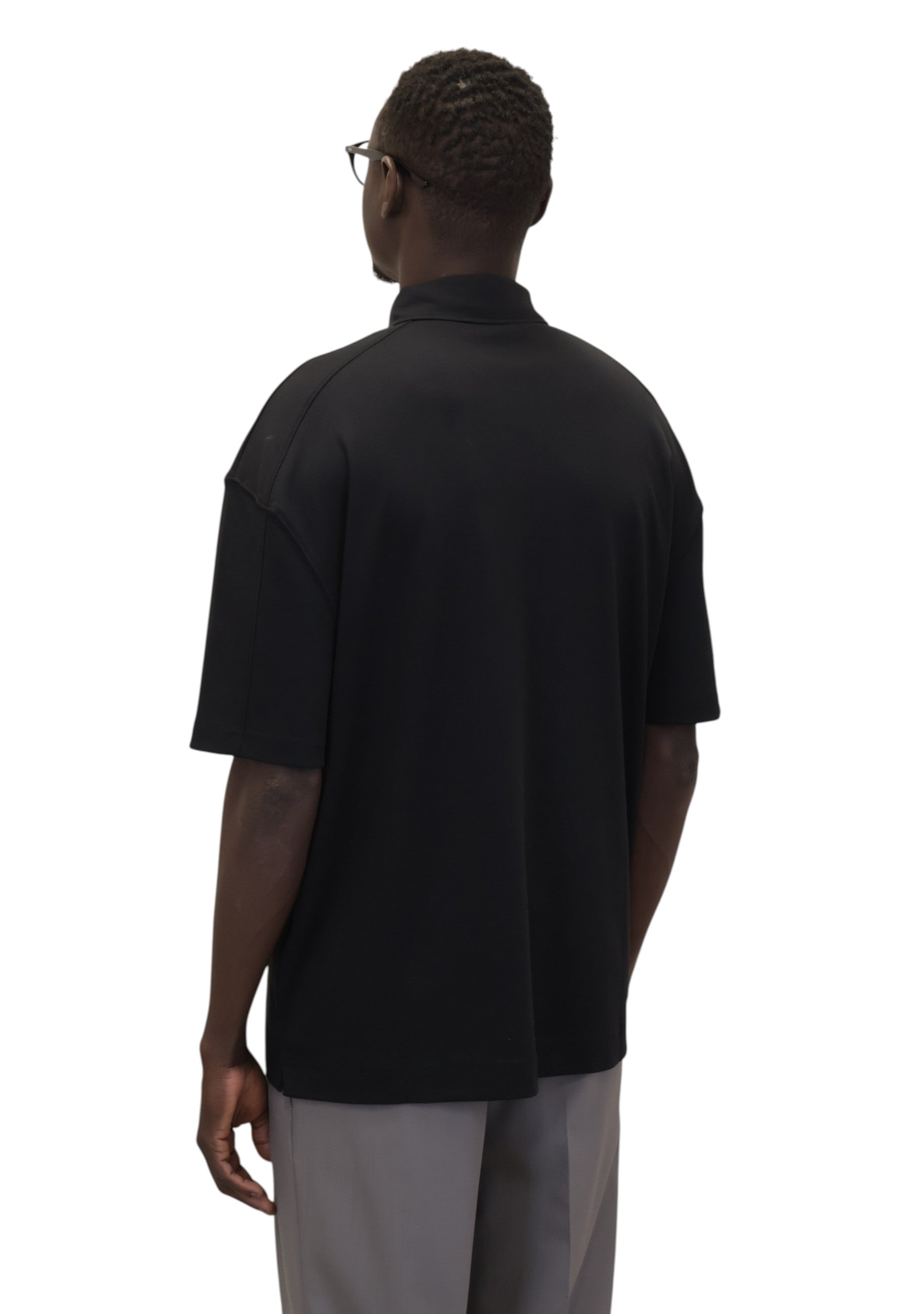 POLO A MANICA CORTA Nero Jean Paul