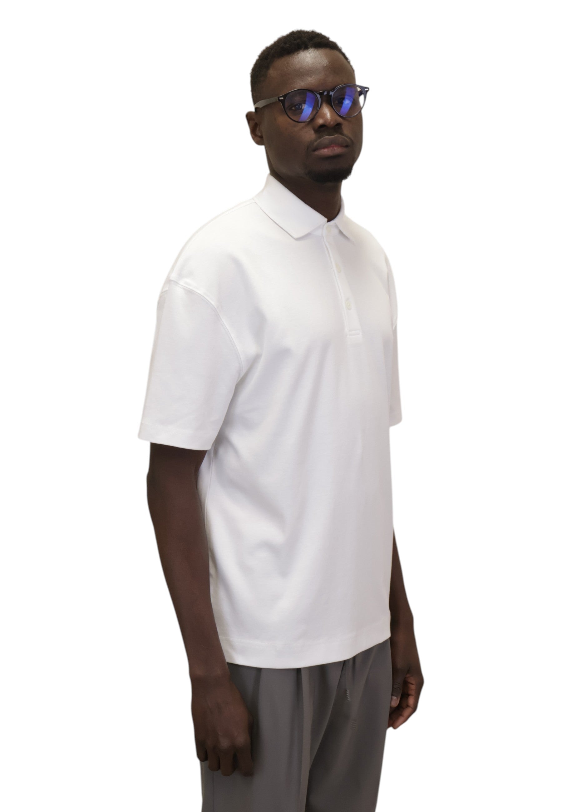 POLO A MANICA CORTA Bianco Jean Paul