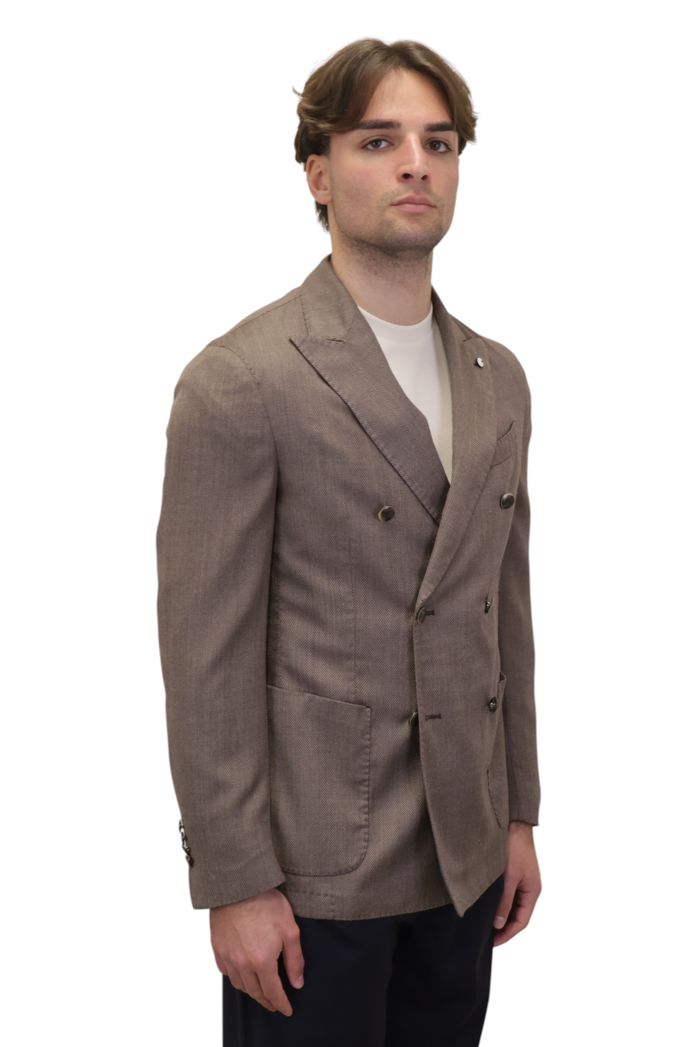 BLAZER DOPPIOPETTO Marrone Lbm 1911