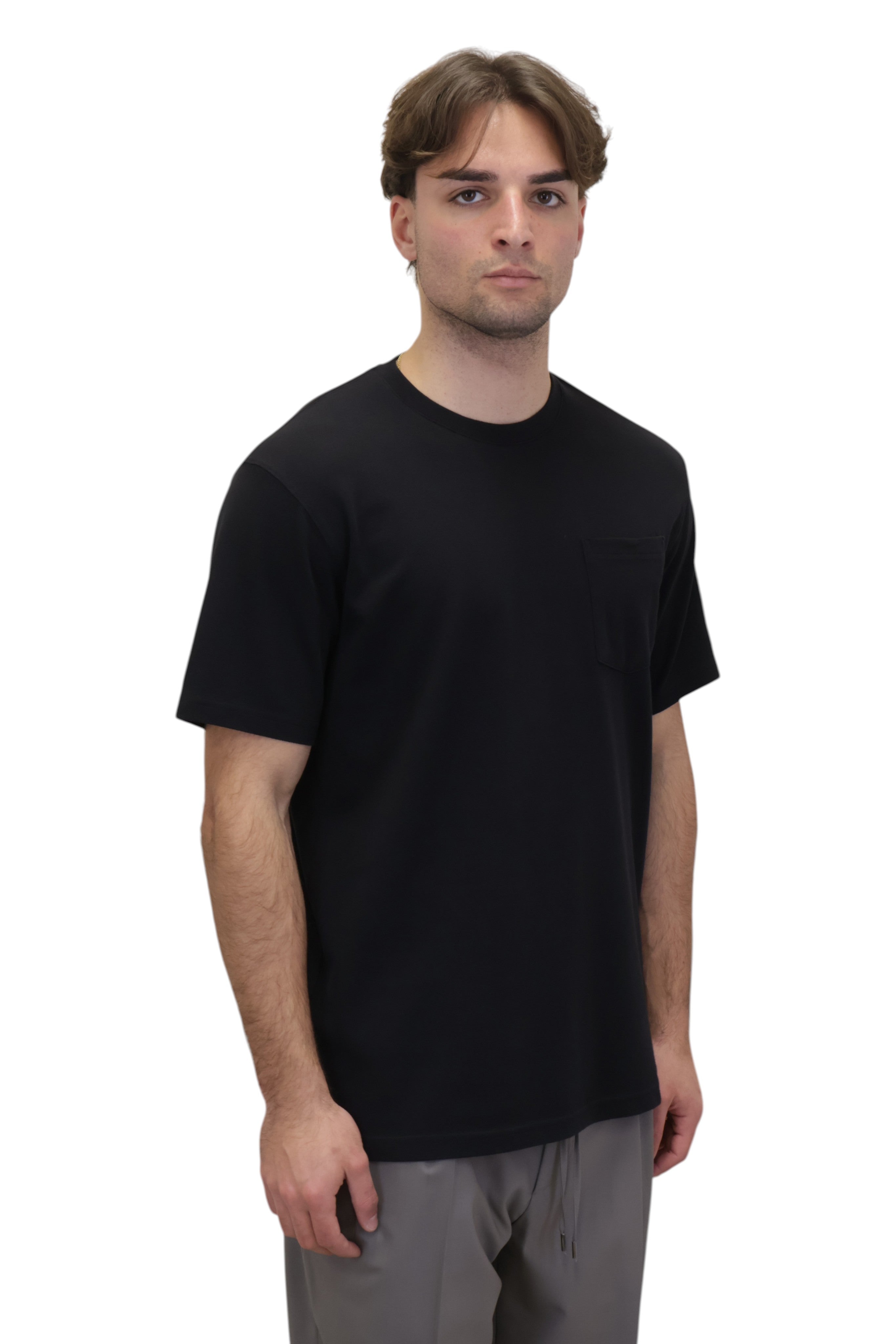 T-SHIRT Nero Mc2 Saint Barth