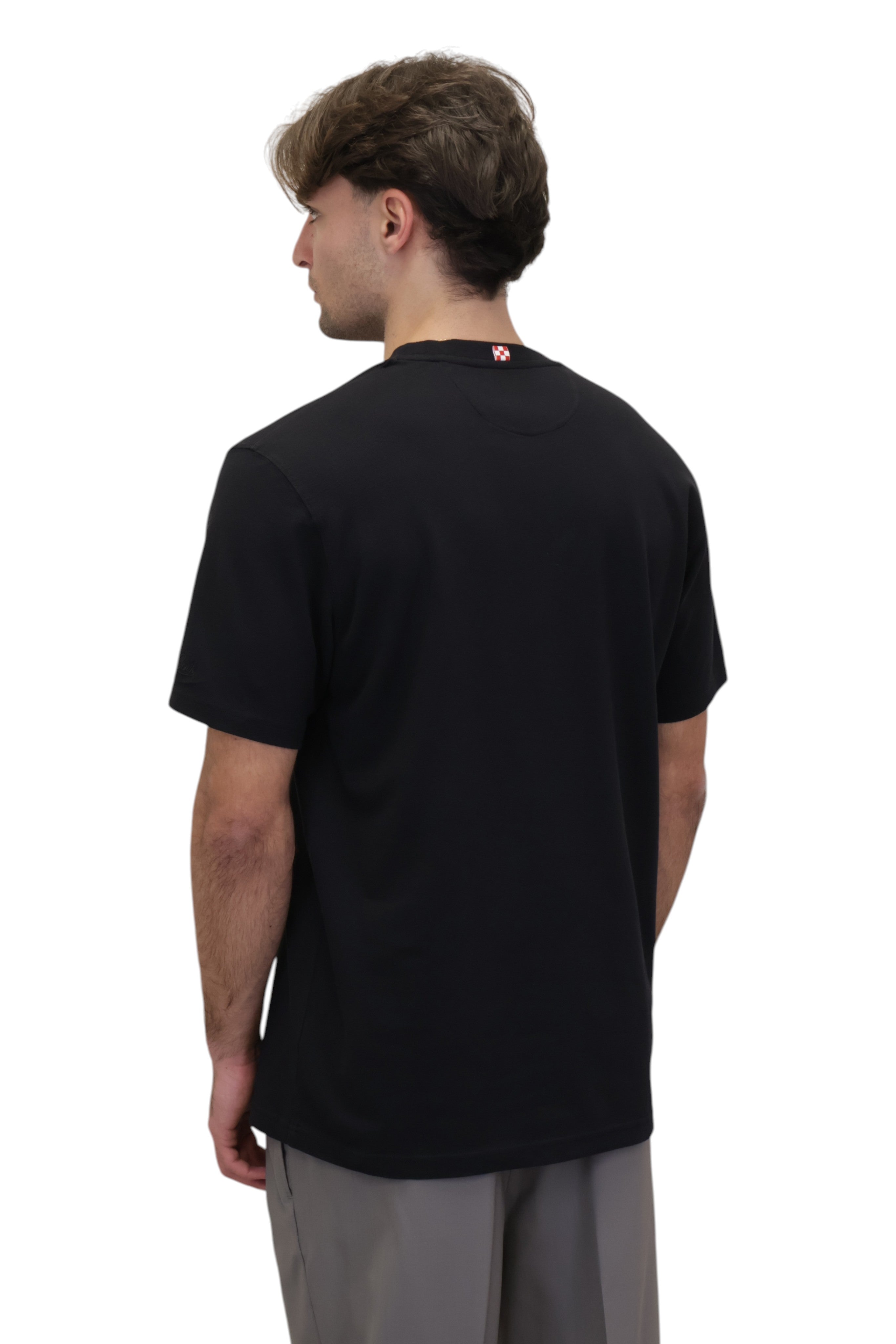 T-SHIRT Nero Mc2 Saint Barth