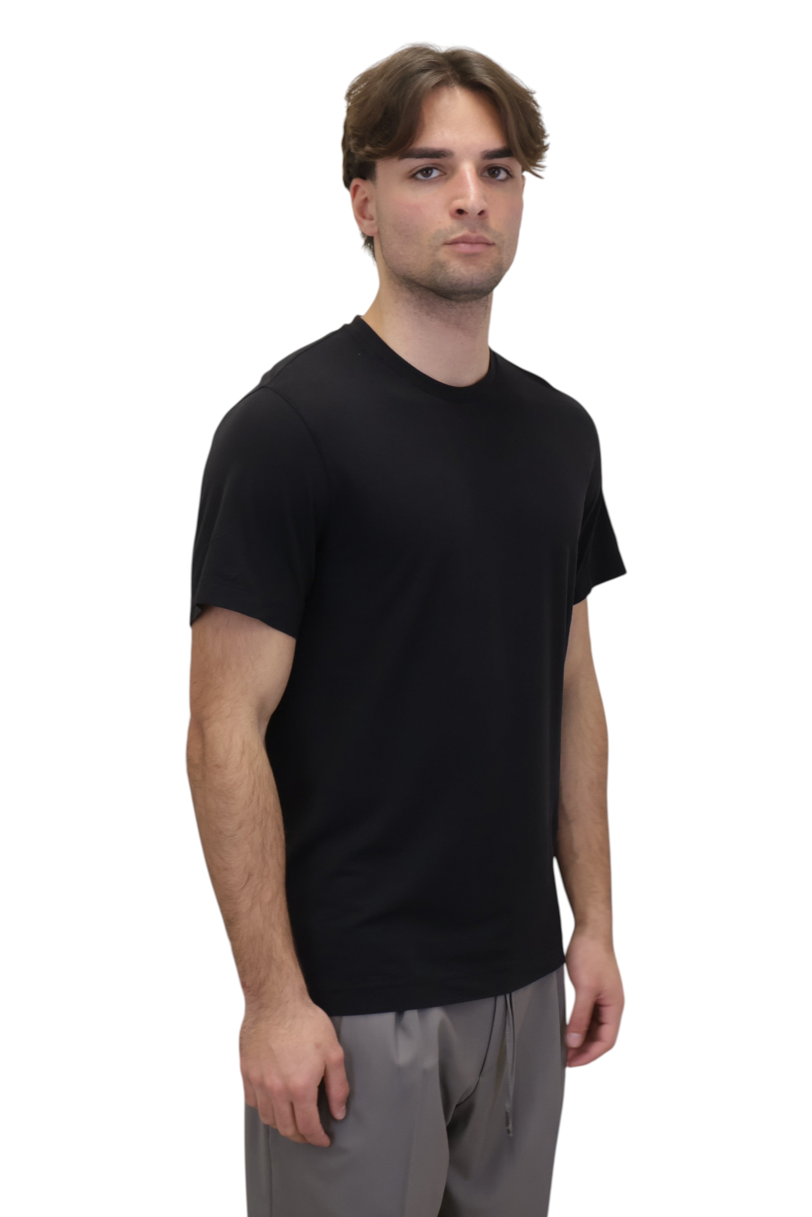 T-SHIRT Nero Mc2 Saint Barth