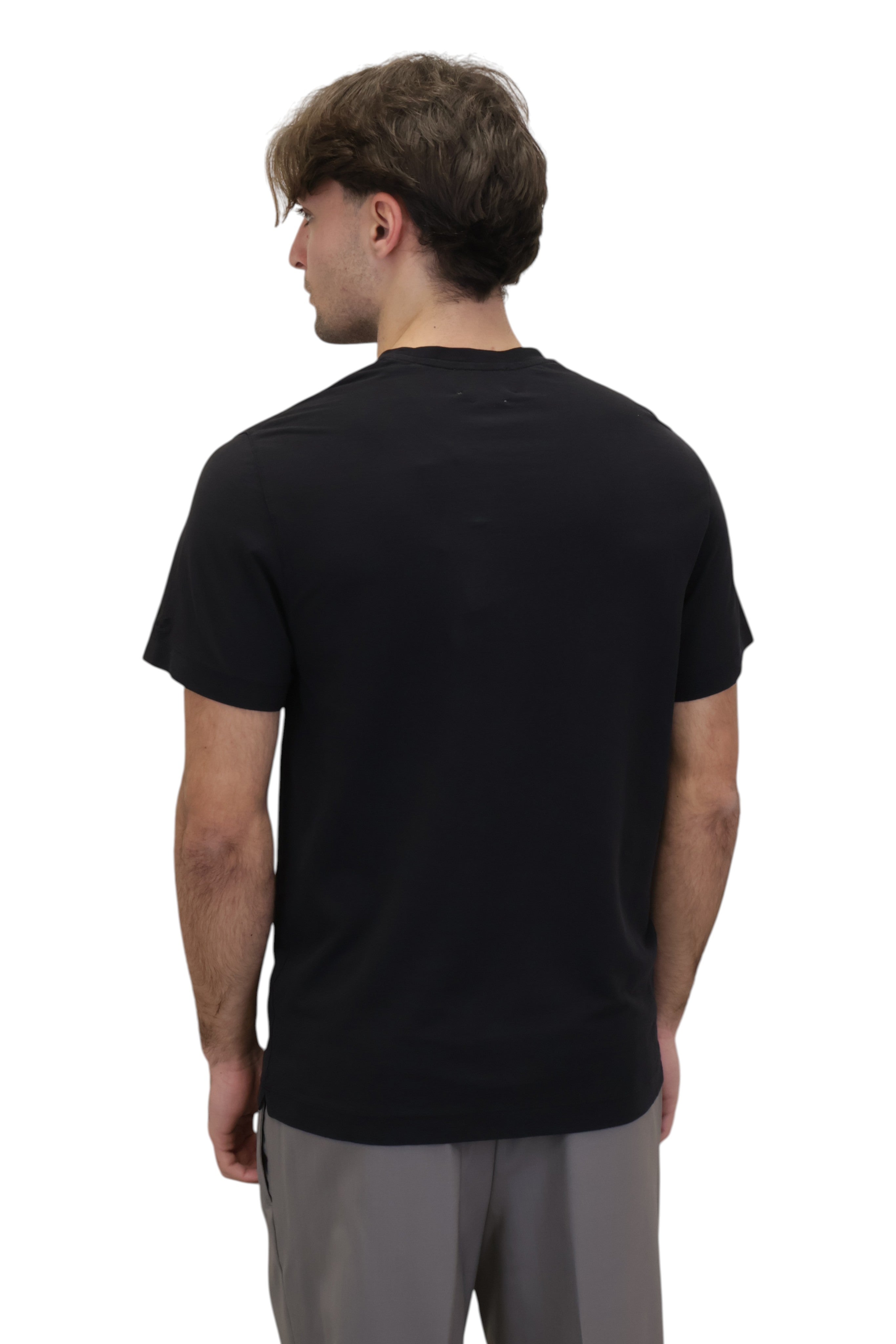 T-SHIRT Nero Mc2 Saint Barth