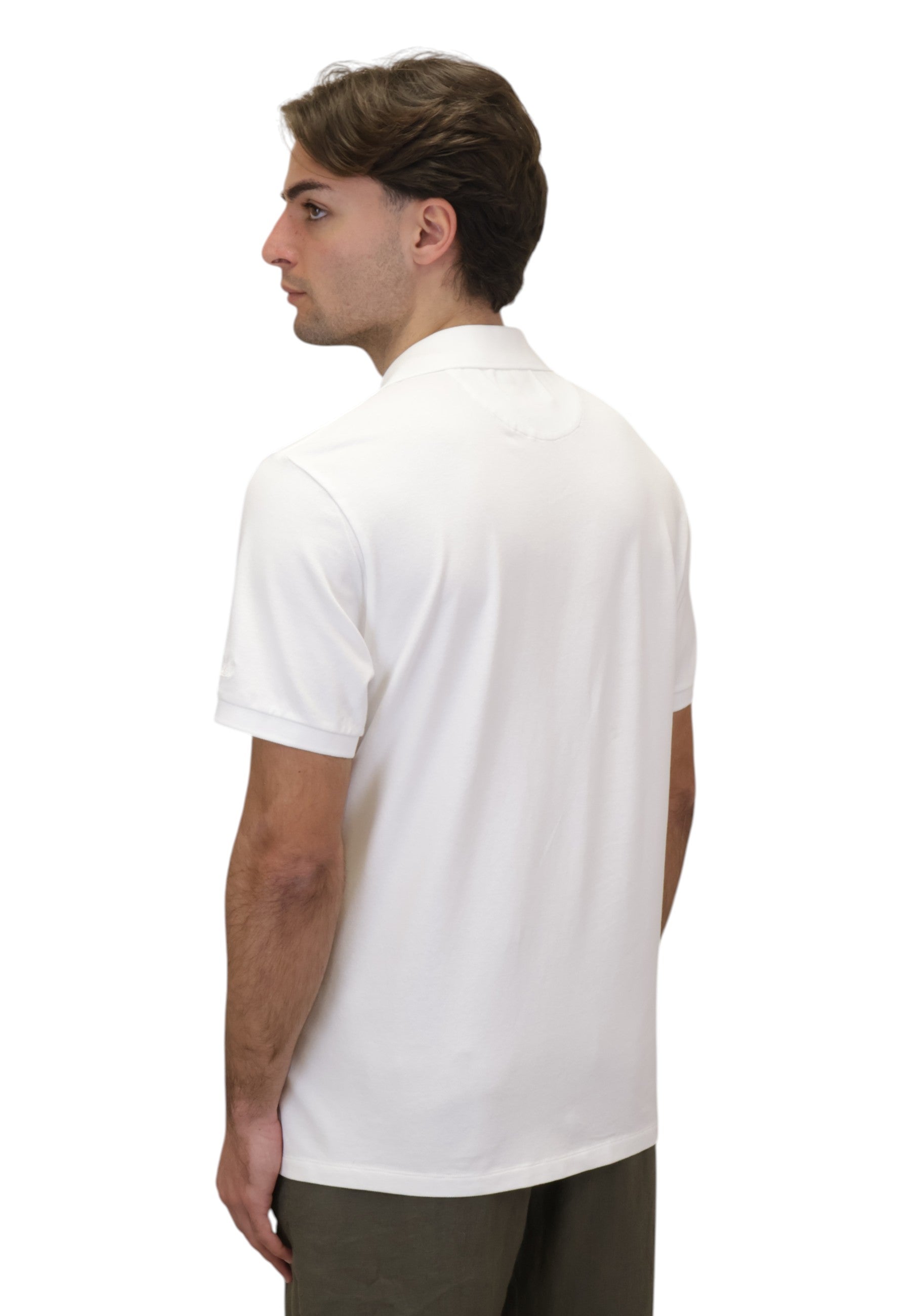 POLO A MANICA CORTA Bianco Mc2 Saint Barth