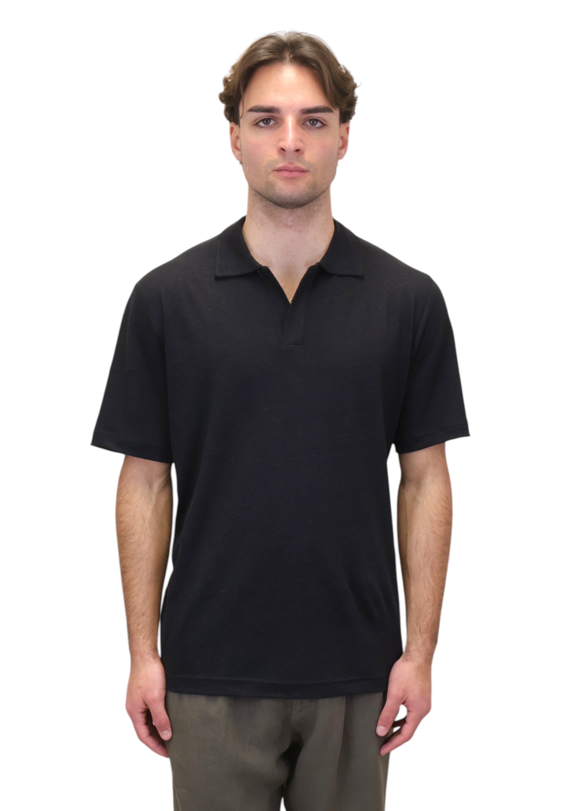 POLO Nero Mc2 Saint Barth