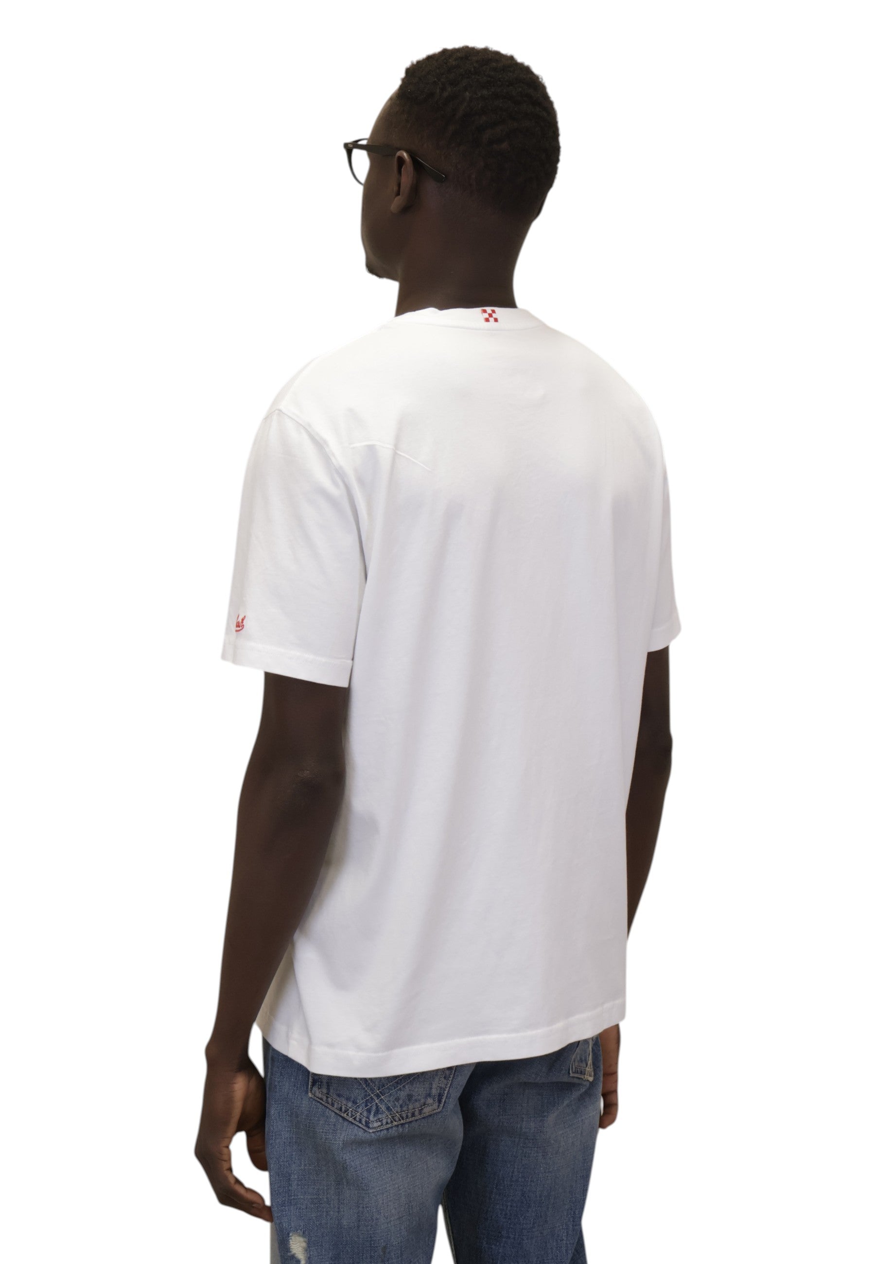 T-SHIRT Bianco Mc2 Saint Barth