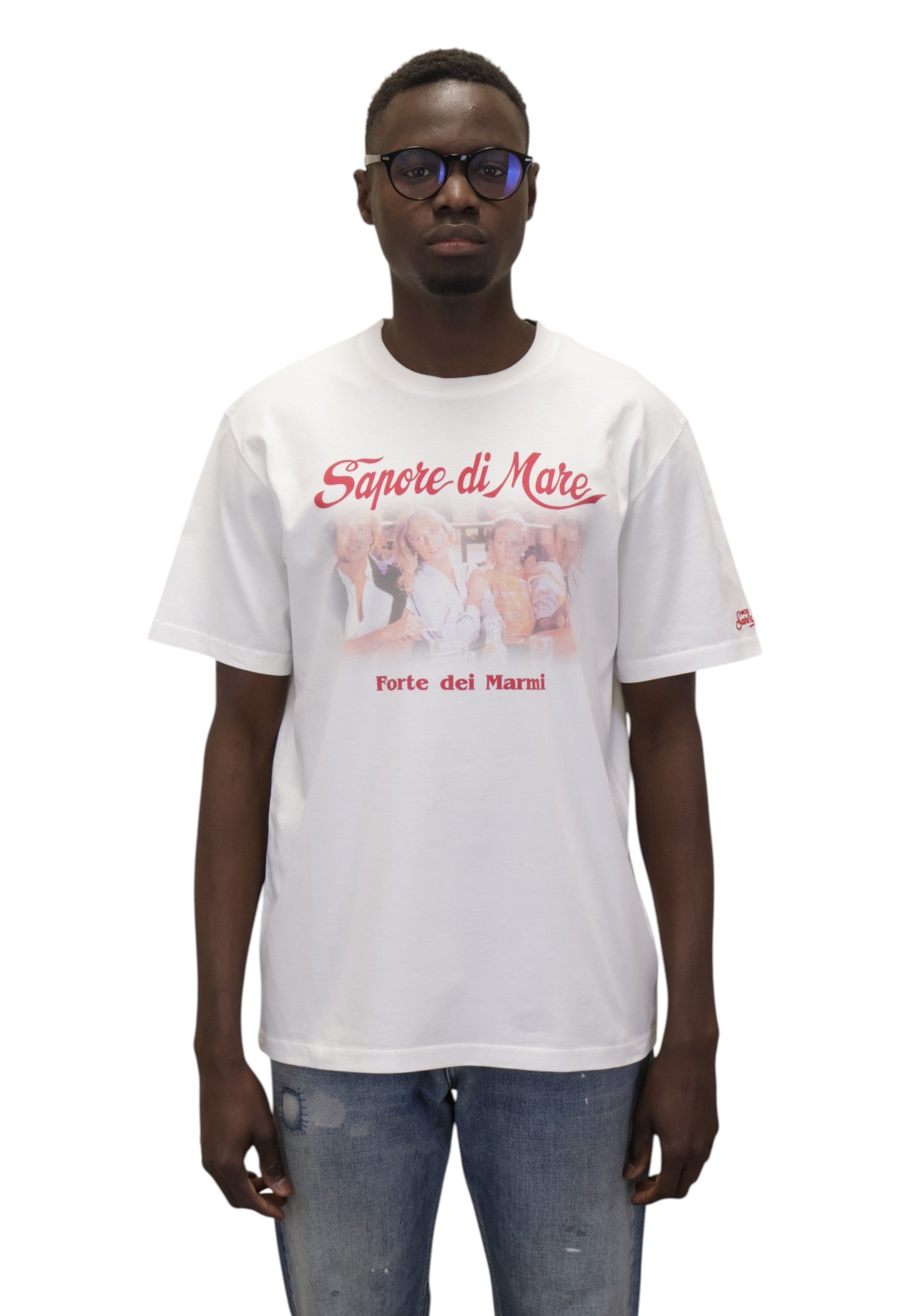 T-SHIRT Bianco Mc2 Saint Barth