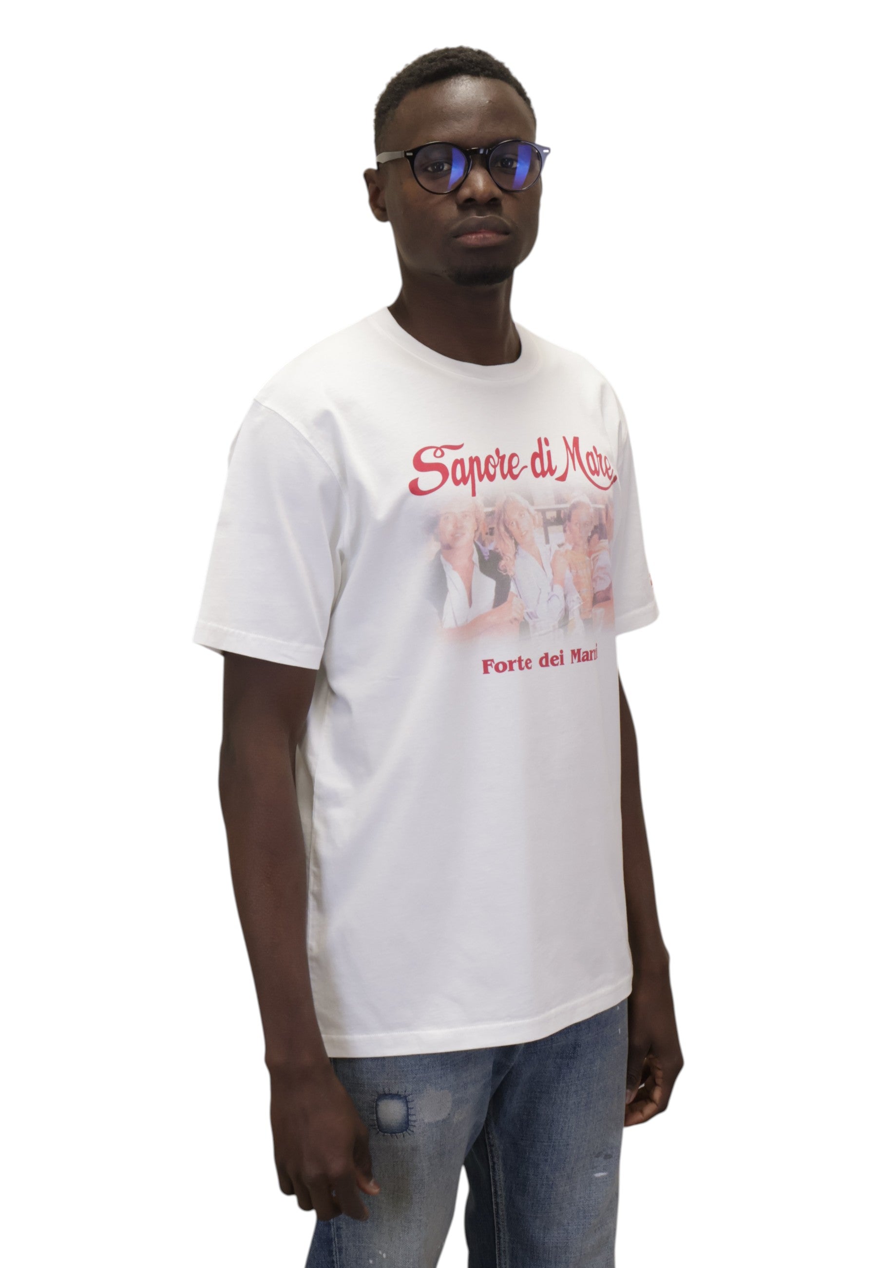 T-SHIRT Bianco Mc2 Saint Barth
