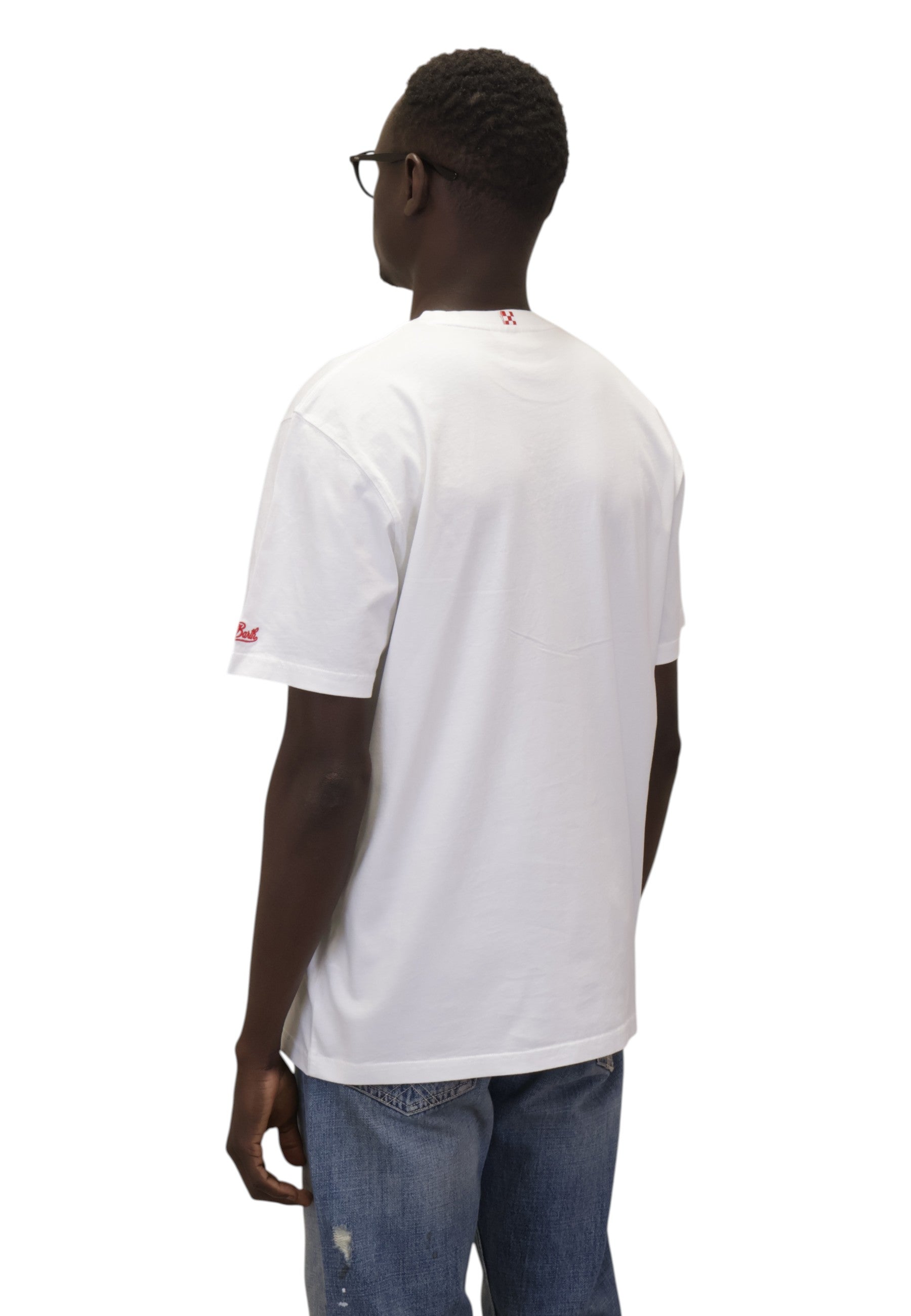 T-SHIRT Bianco Mc2 Saint Barth