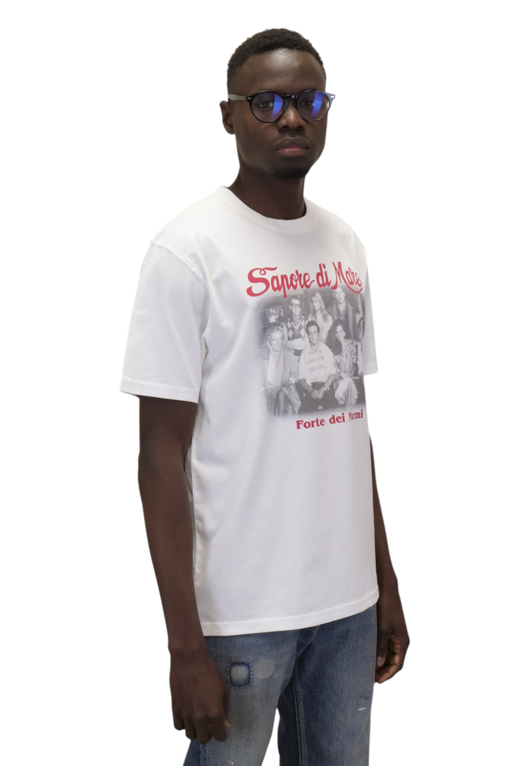 T-SHIRT Bianco Mc2 Saint Barth