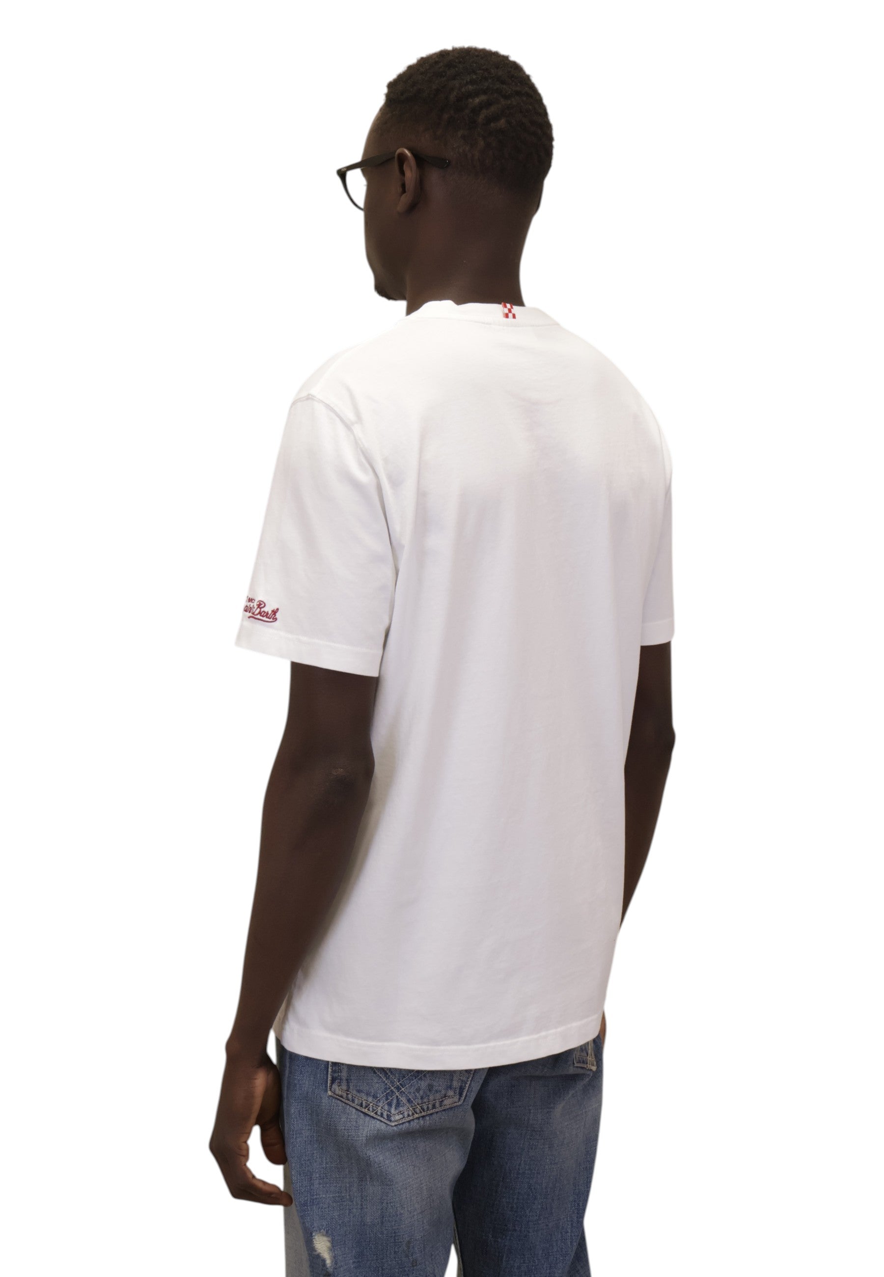 T-SHIRT Bianco Mc2 Saint Barth