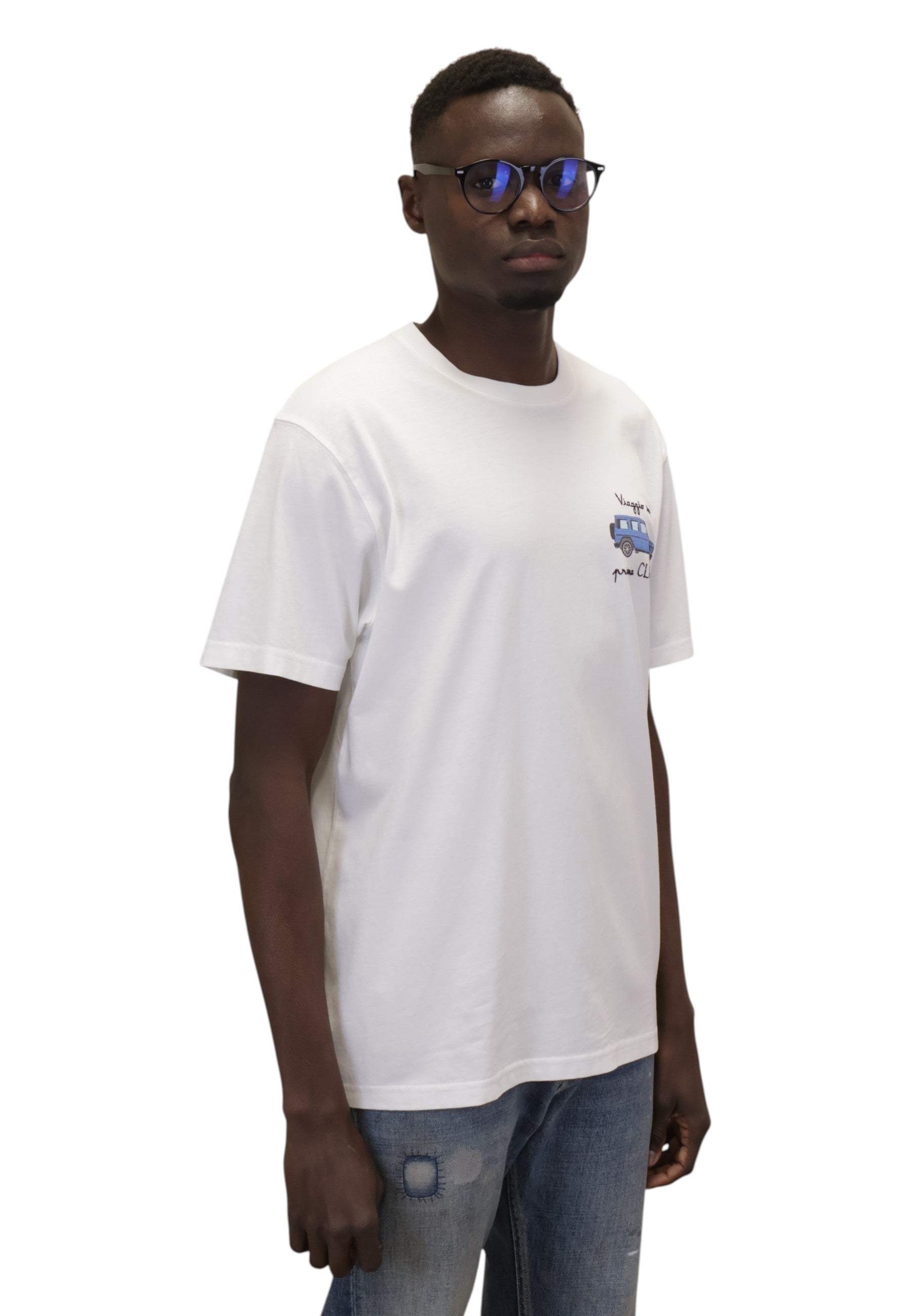 T-SHIRT Bianco Mc2 Saint Barth
