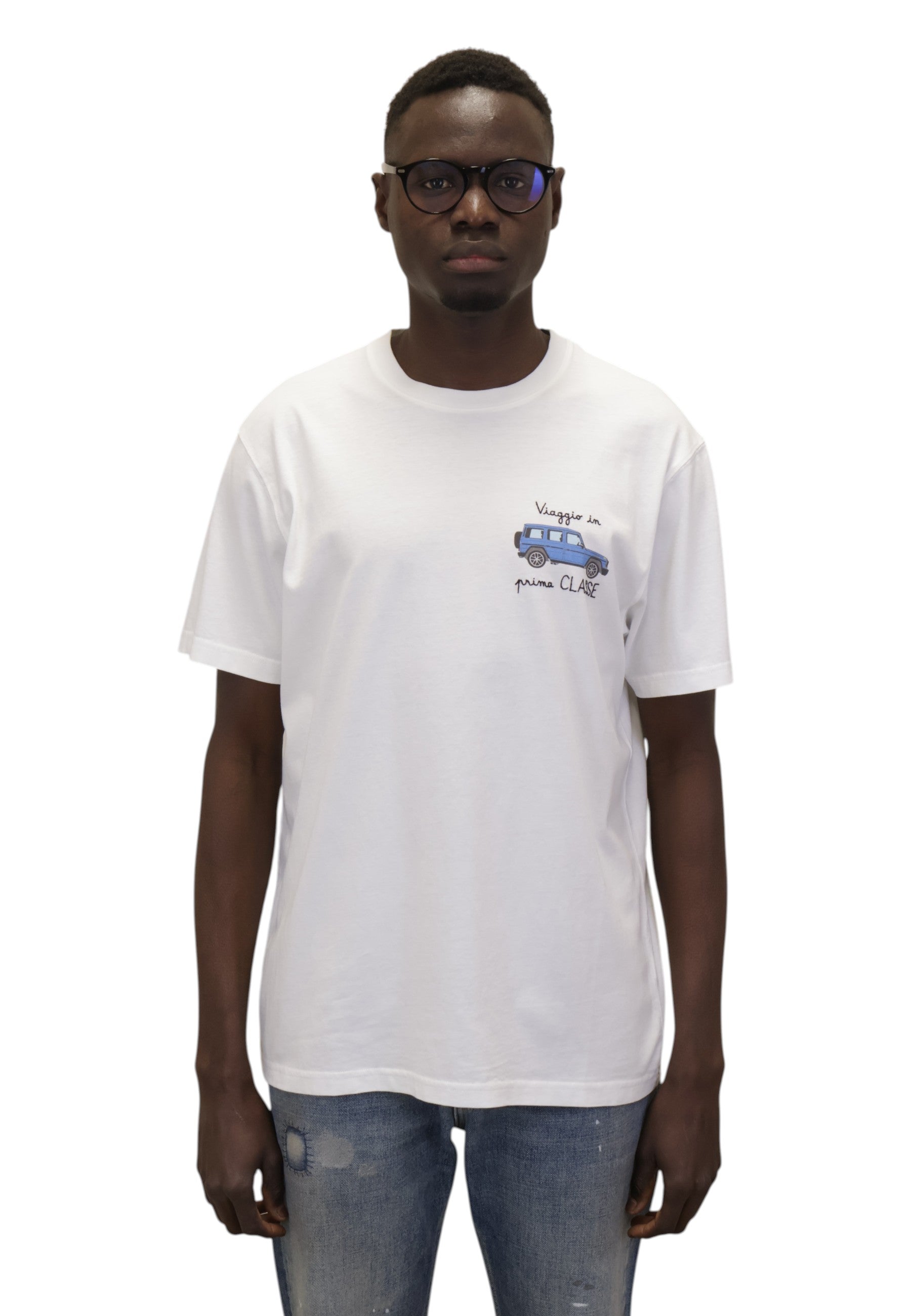 T-SHIRT Bianco Mc2 Saint Barth