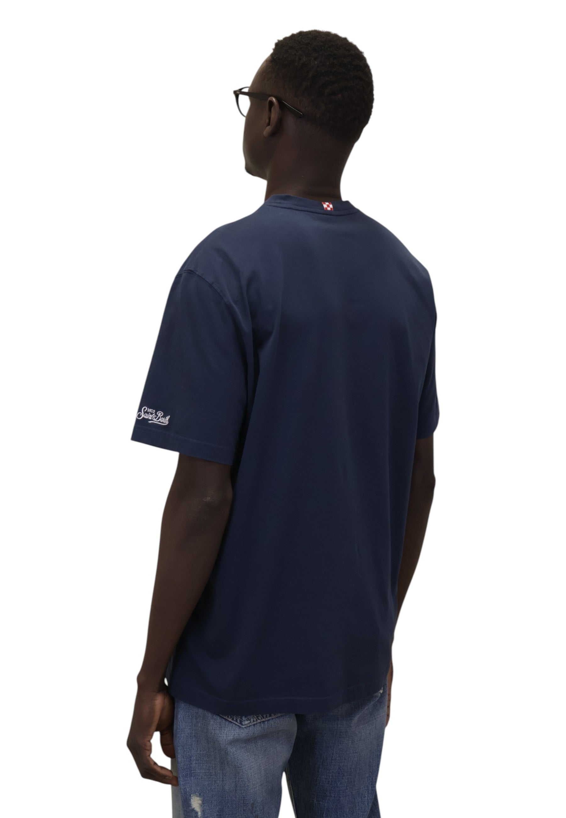 T-SHIRT Blu Mc2 Saint Barth