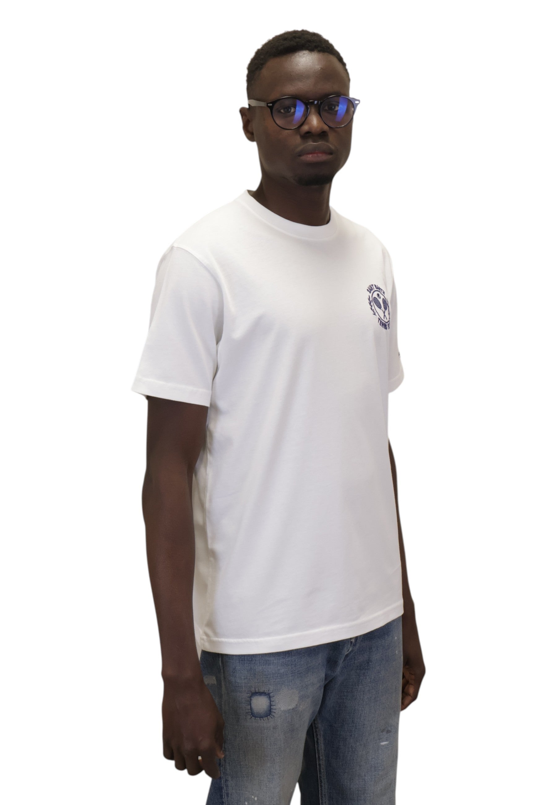 T-SHIRT Bianco Mc2 Saint Barth
