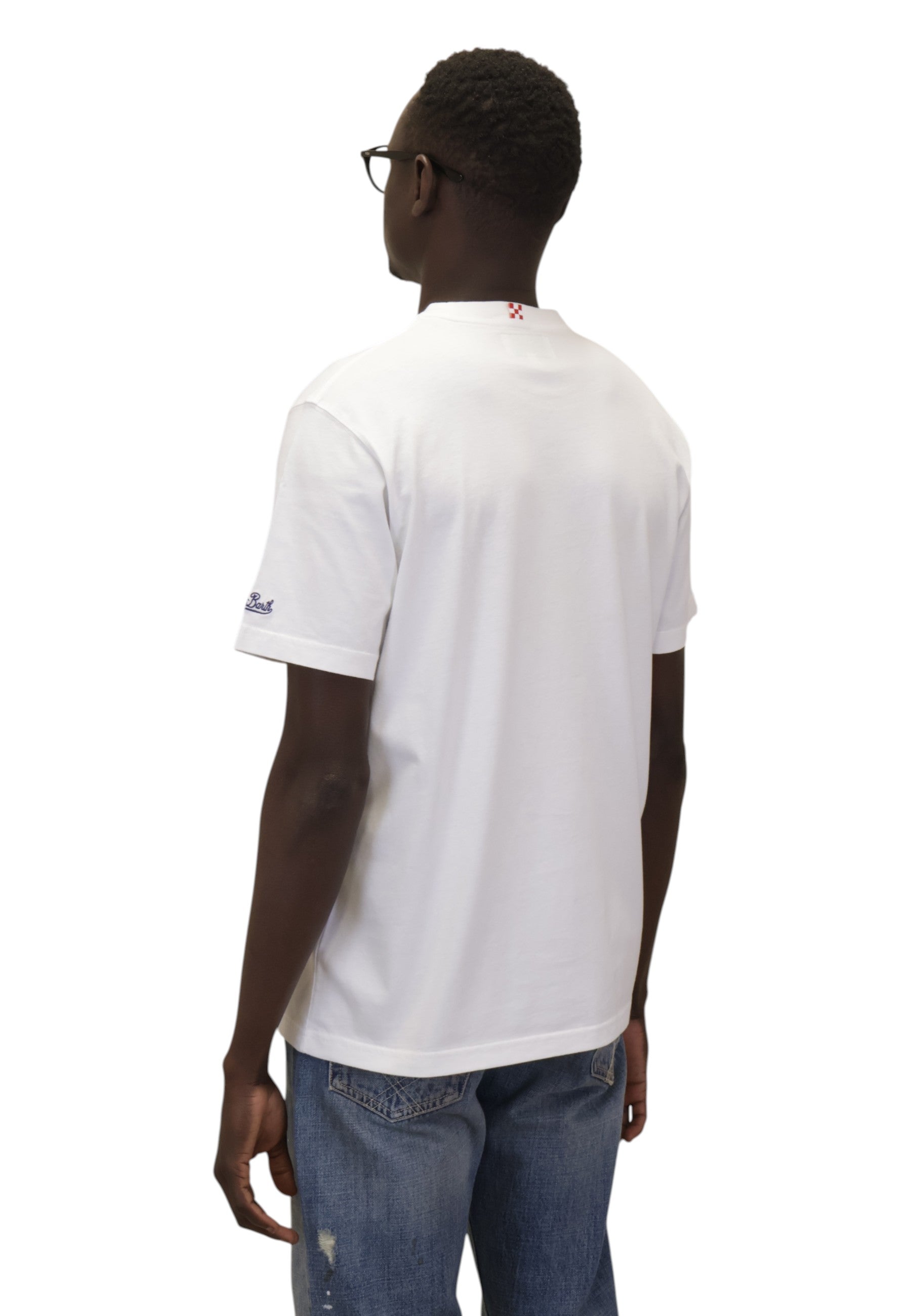 T-SHIRT Bianco Mc2 Saint Barth