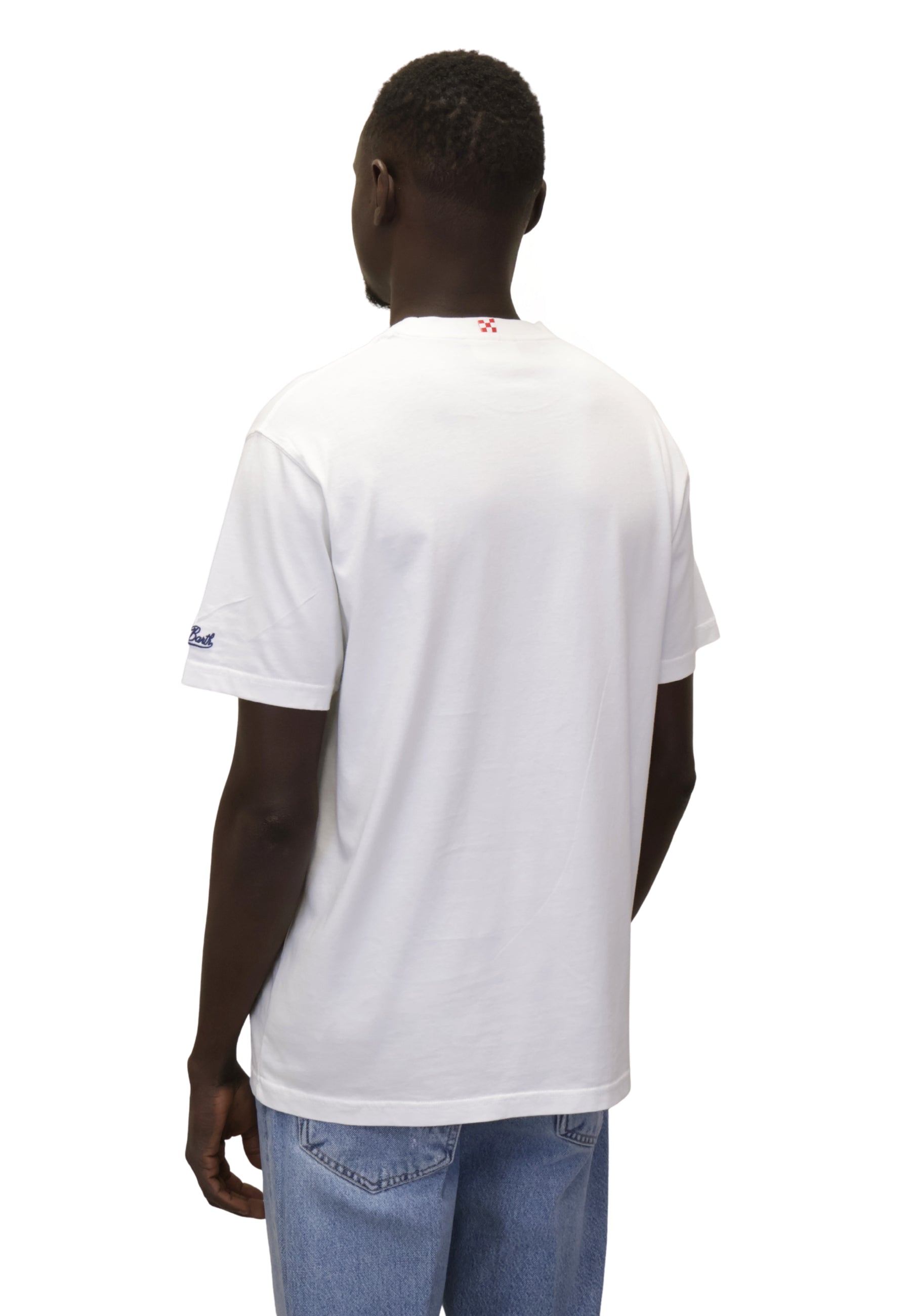 T-SHIRT Bianco Mc2 Saint Barth