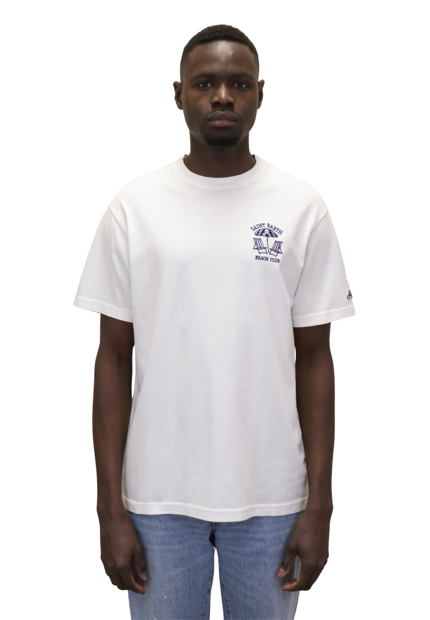 T-SHIRT Bianco Mc2 Saint Barth