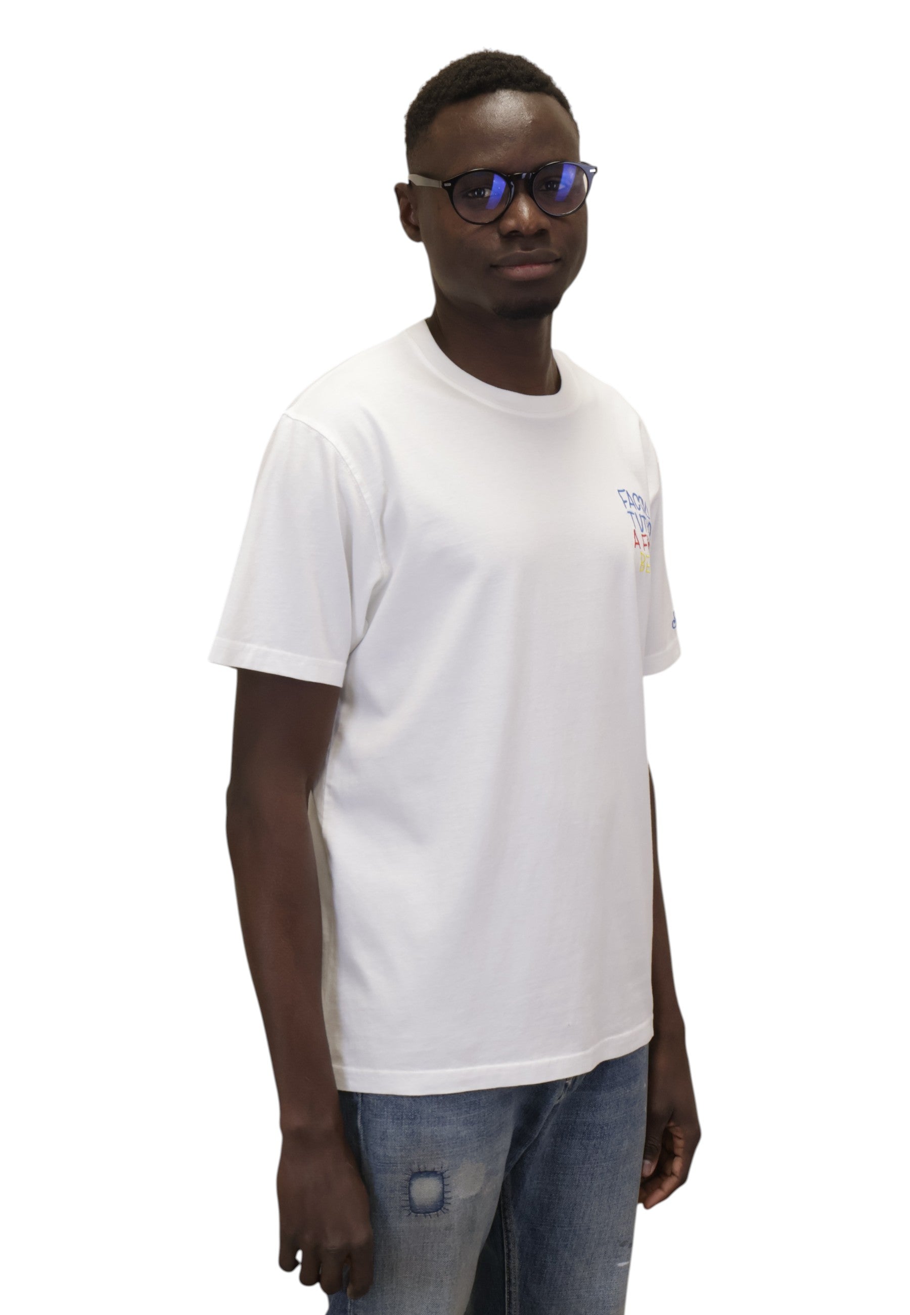 T-SHIRT Bianco Mc2 Saint Barth