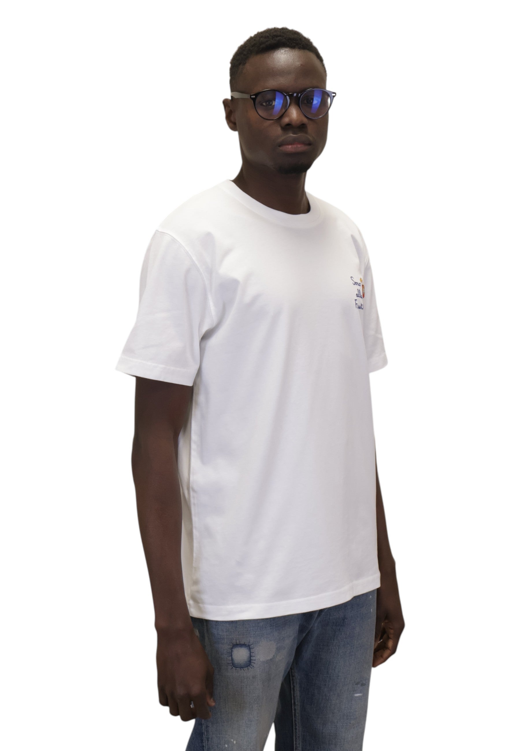T-SHIRT Bianco Mc2 Saint Barth