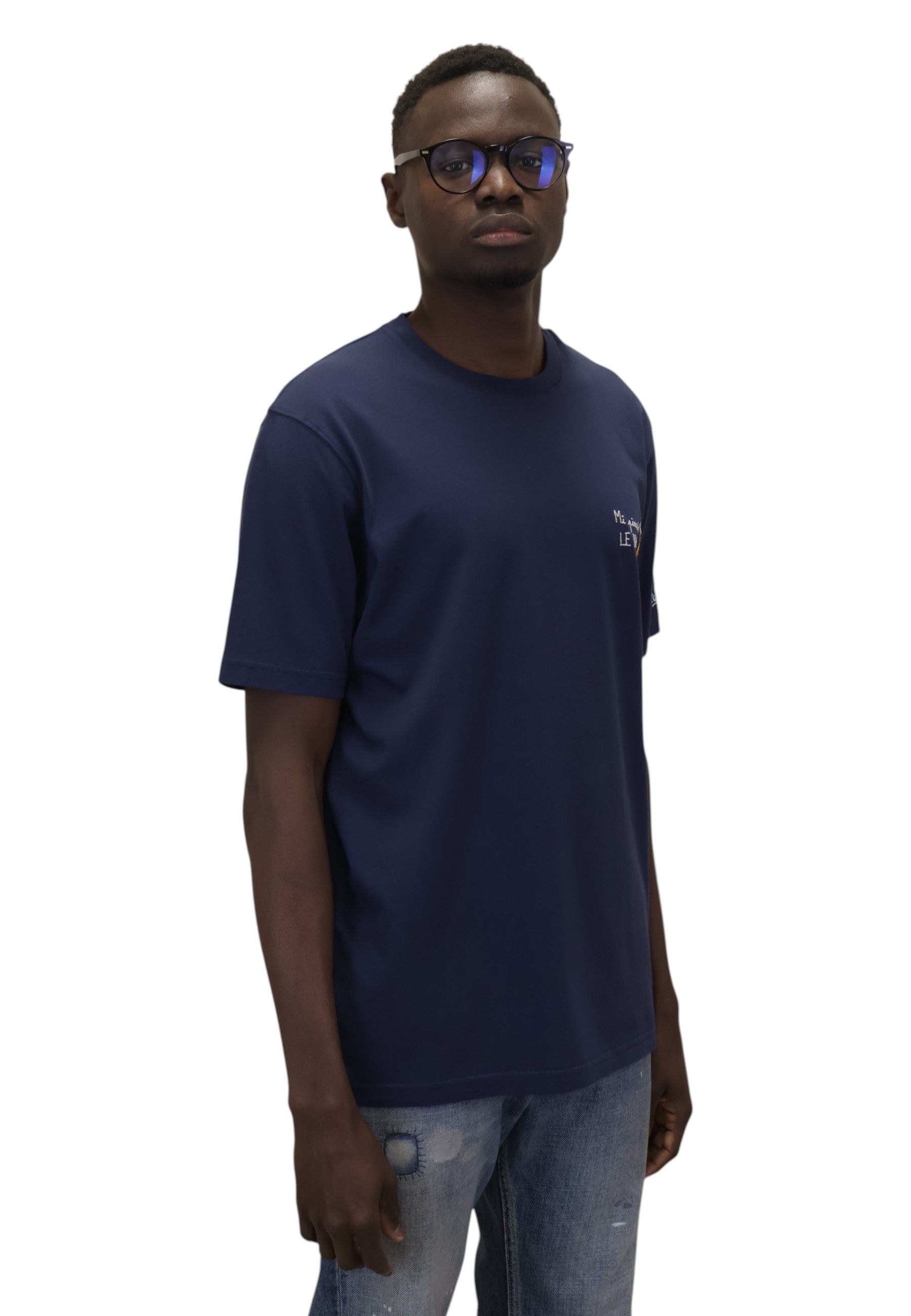 T-SHIRT Blu Mc2 Saint Barth