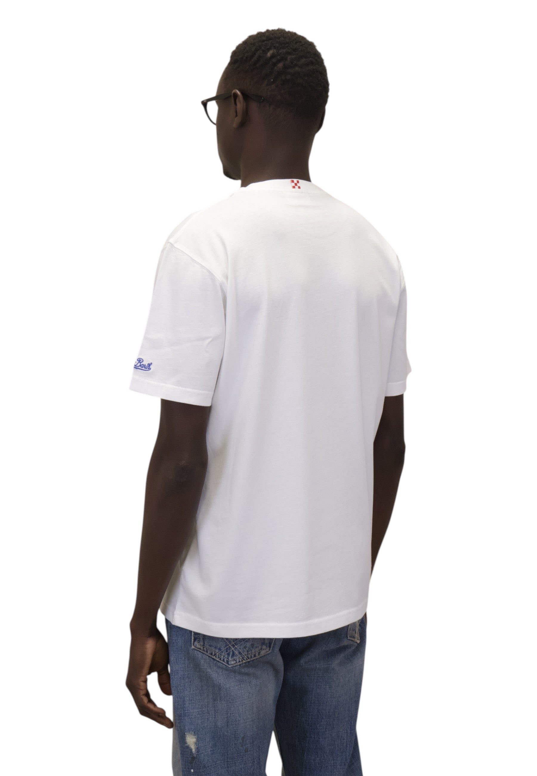 T-SHIRT Bianco Mc2 Saint Barth