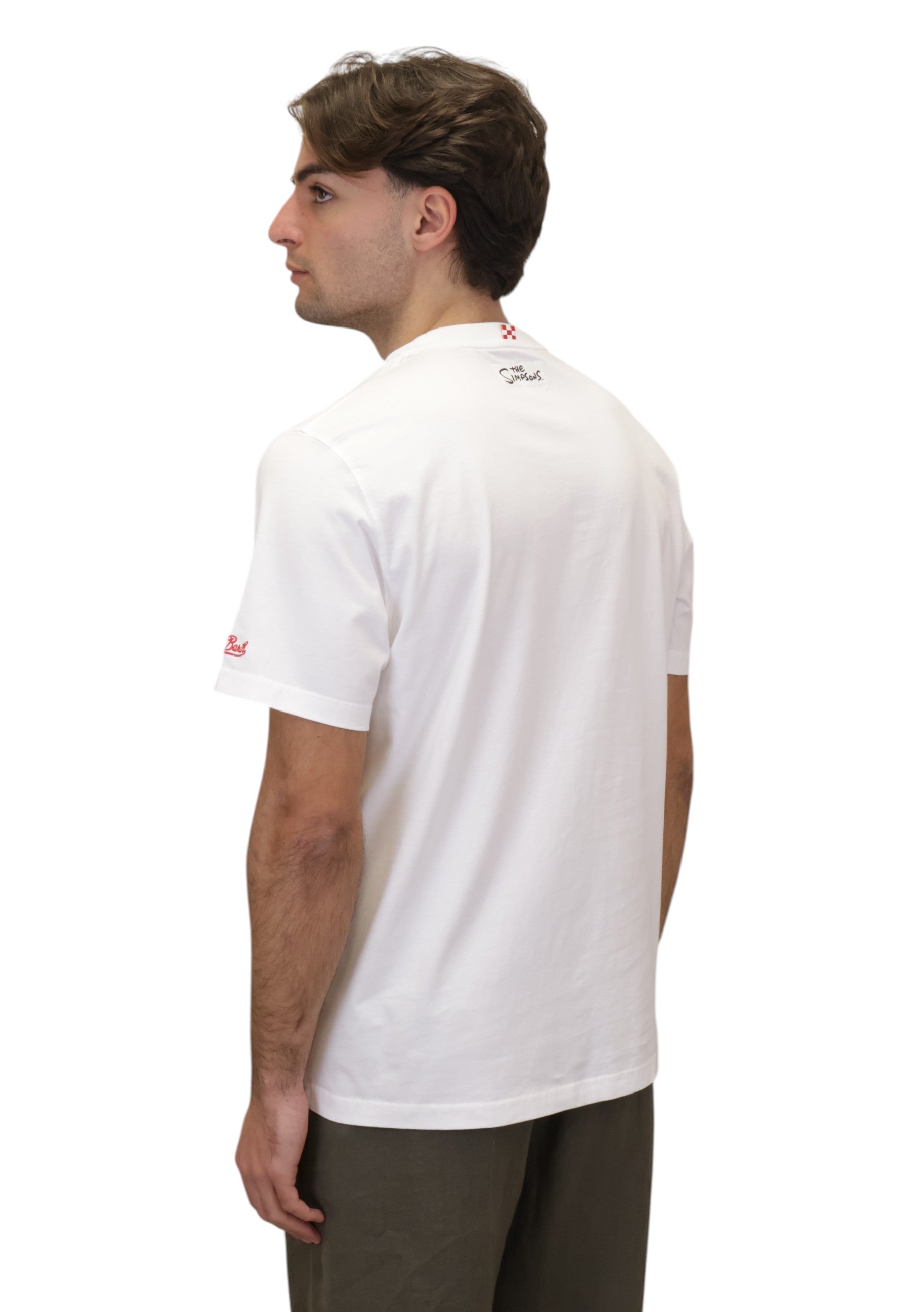 T-SHIRT Bianco Mc2 Saint Barth