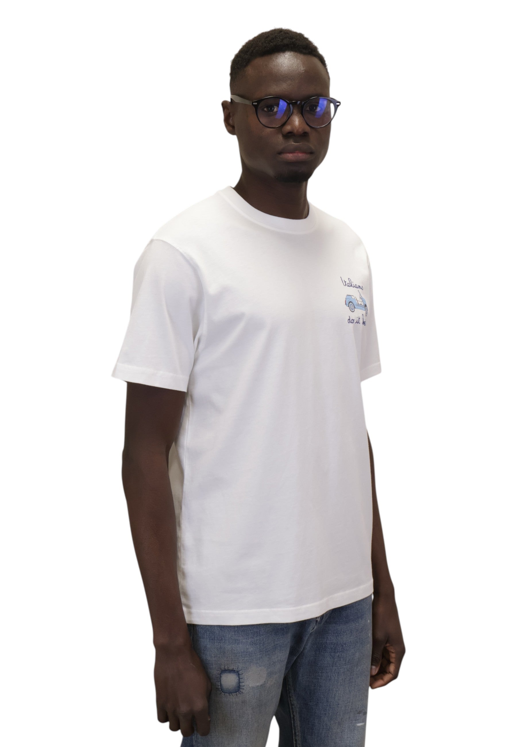 T-SHIRT Bianco Mc2 Saint Barth