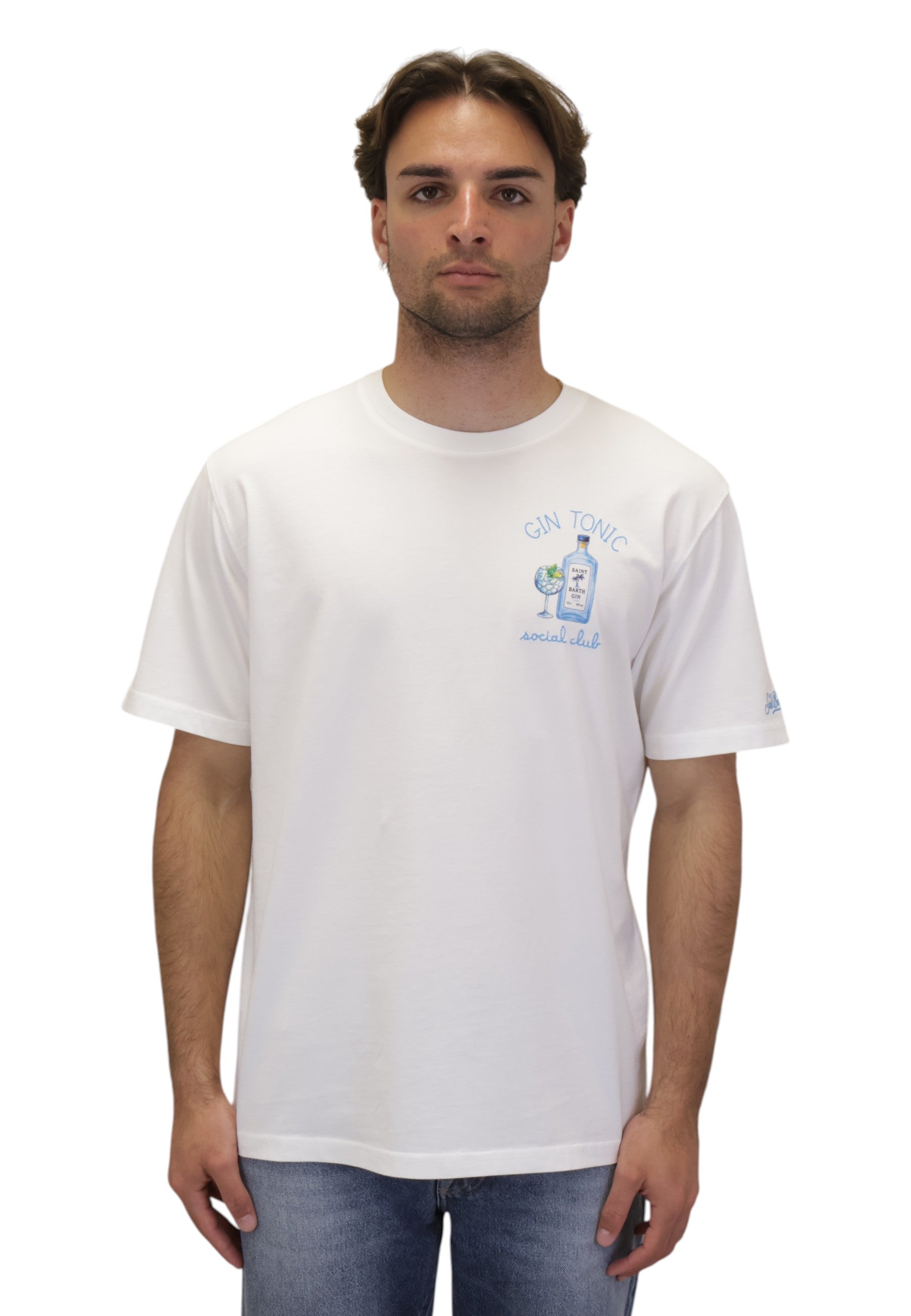 T-SHIRT Bianco Mc2 Saint Barth