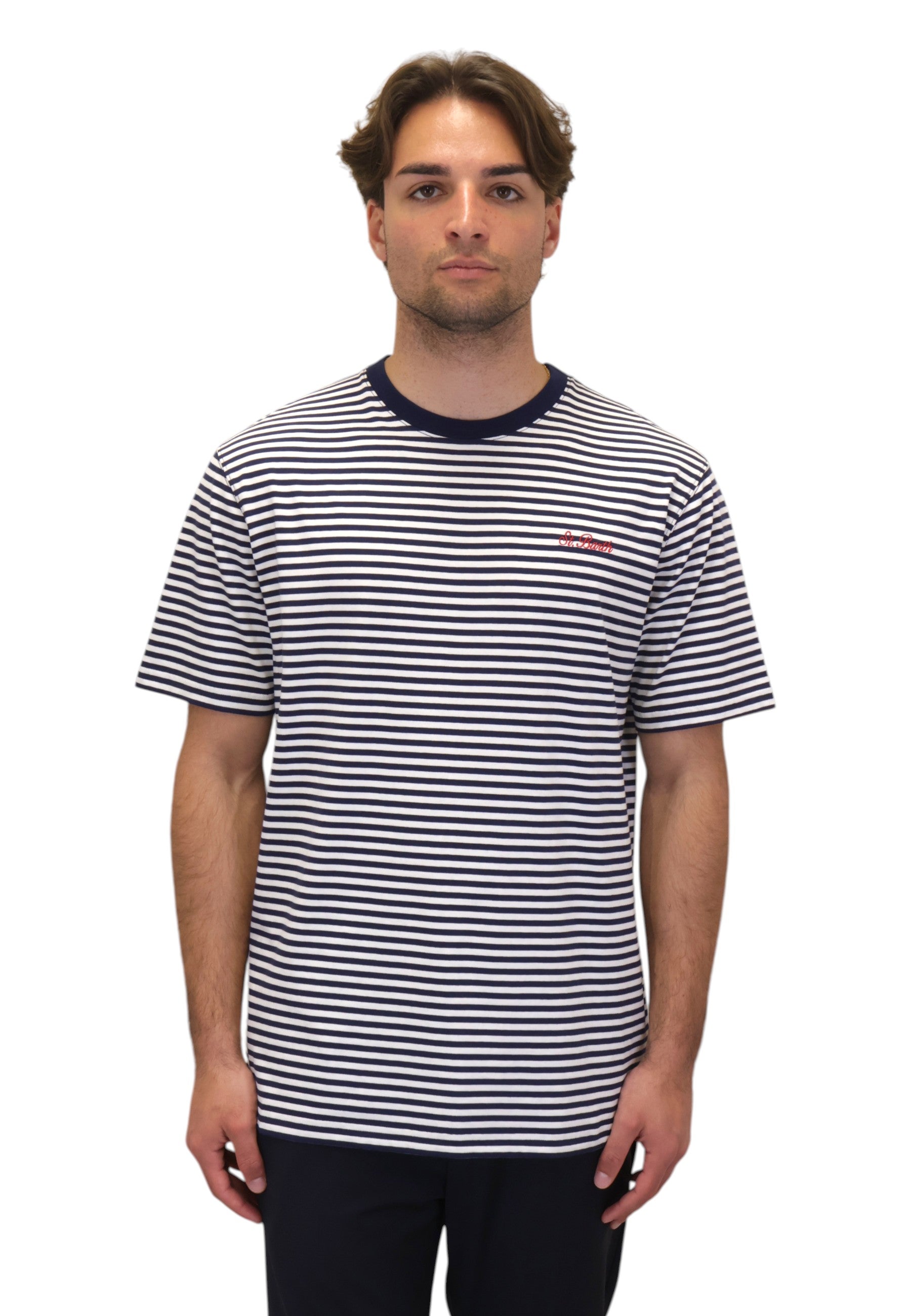 T-SHIRT Blu Mc2 Saint Barth