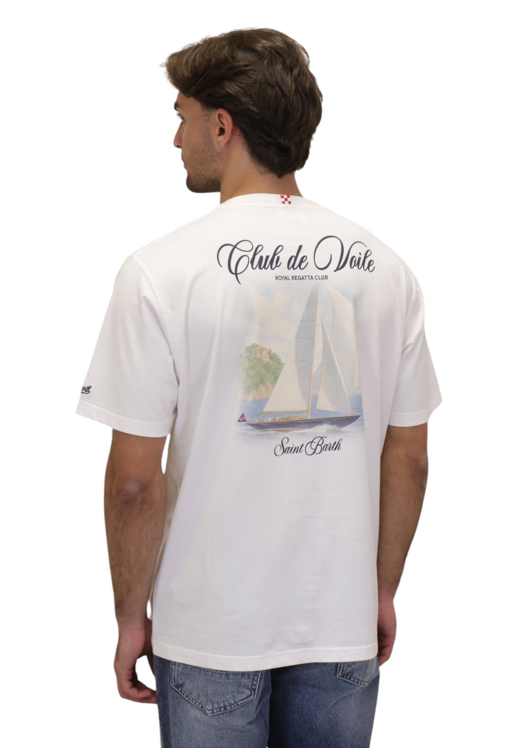 T-SHIRT Bianco Mc2 Saint Barth
