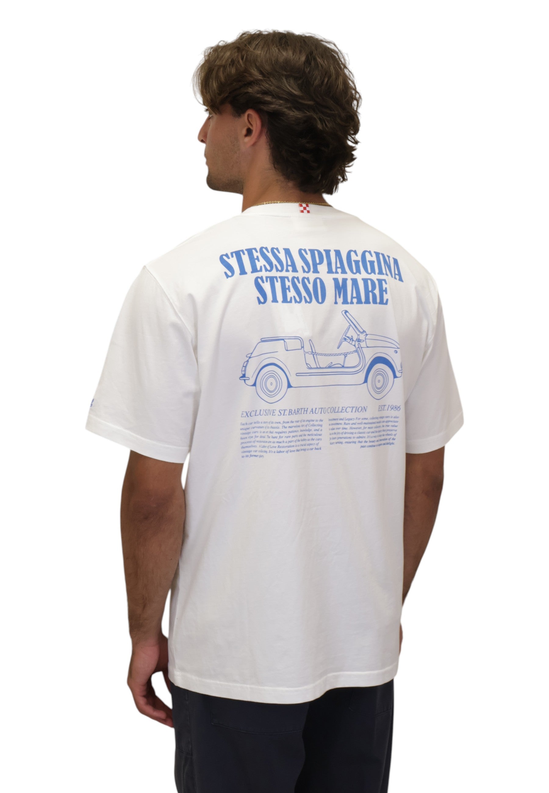 T-SHIRT Bianco Mc2 Saint Barth