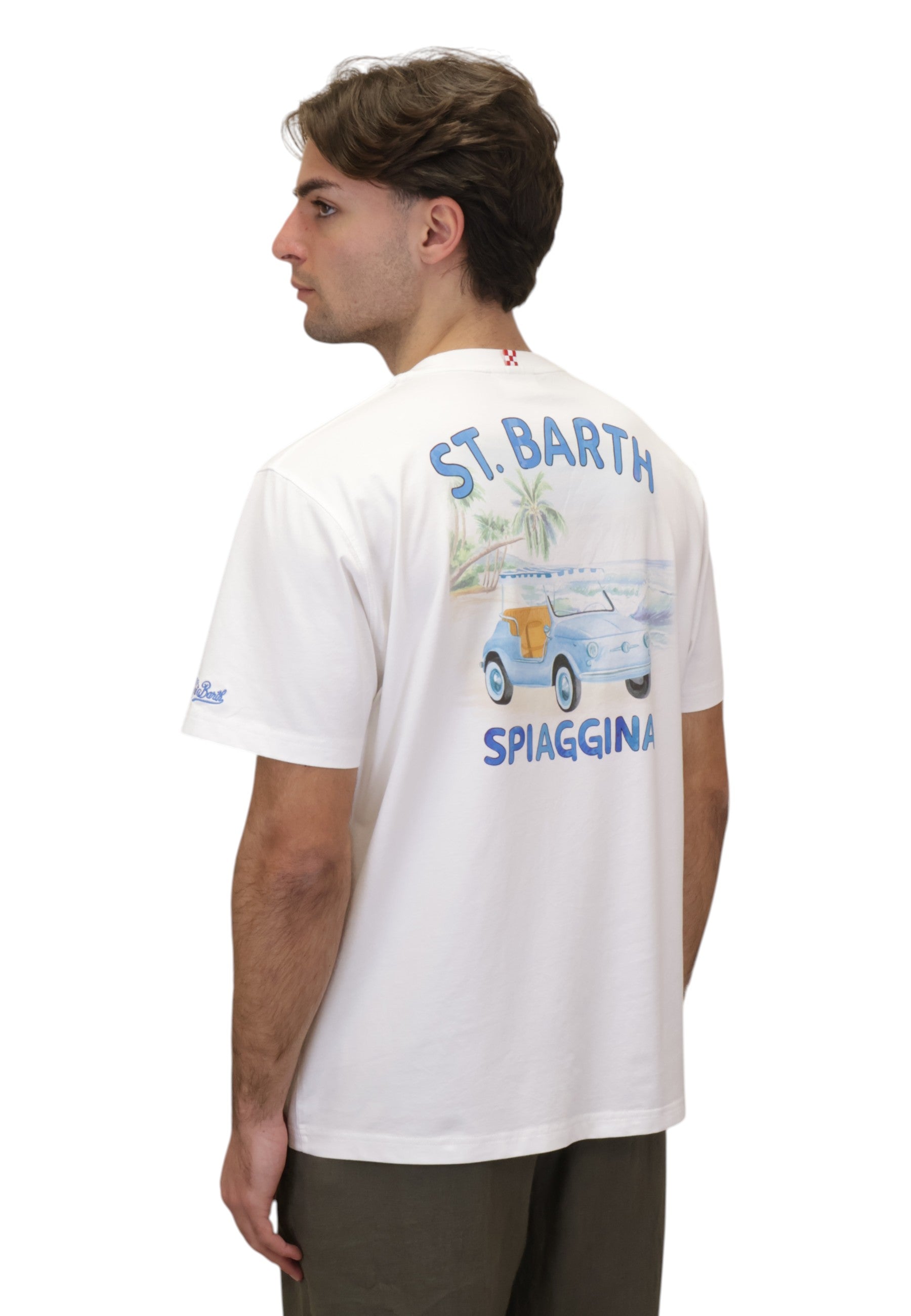 T-SHIRT Bianco Mc2 Saint Barth