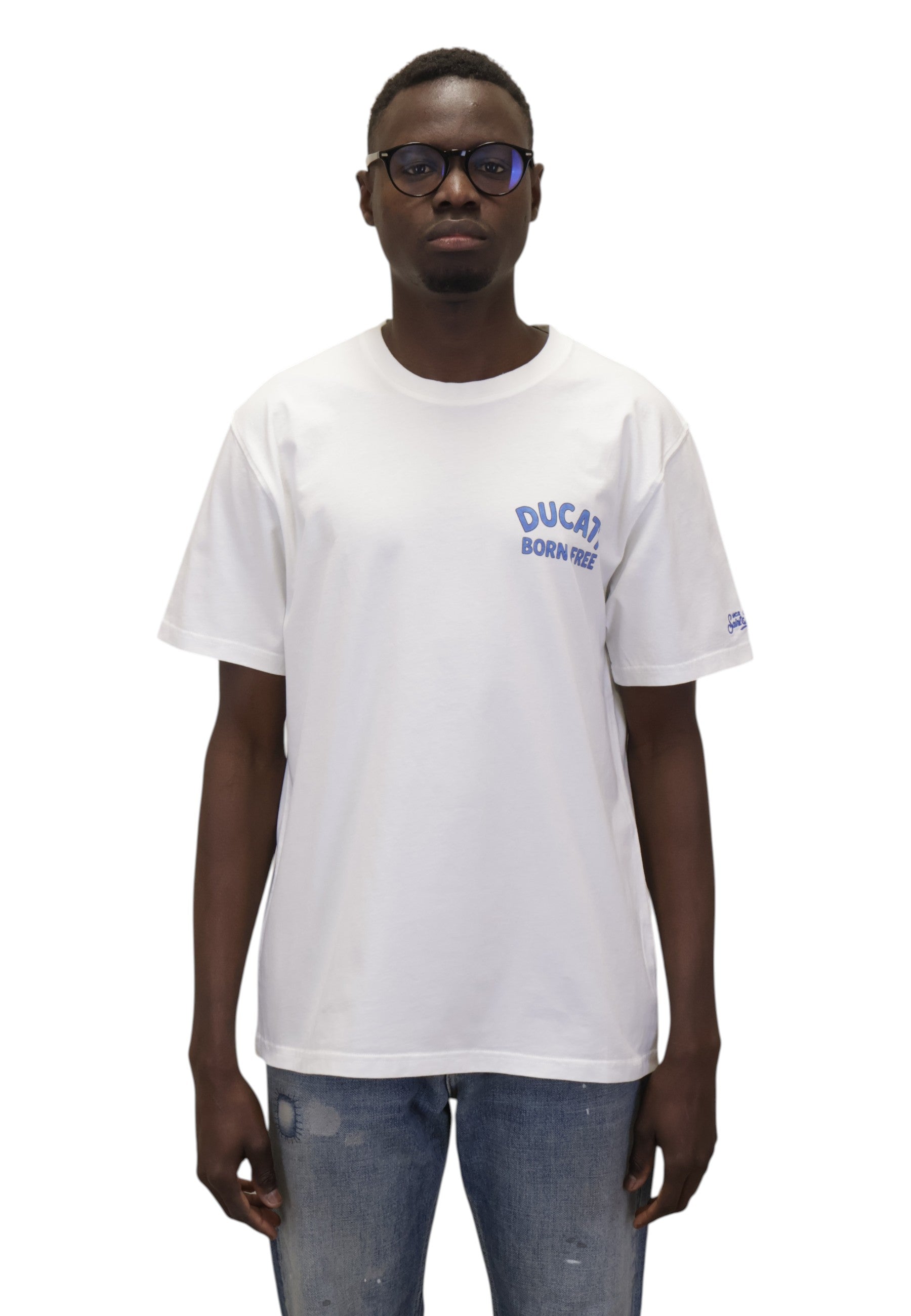 T-SHIRT Bianco Mc2 Saint Barth