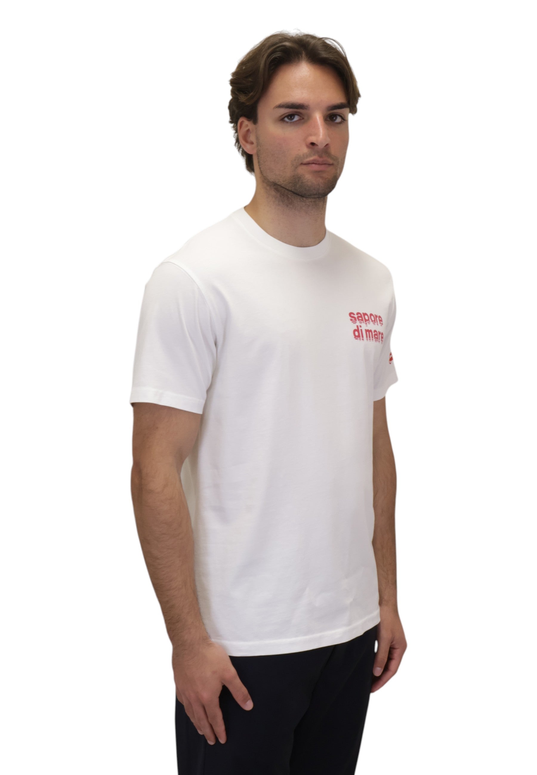 T-SHIRT Bianco Mc2 Saint Barth