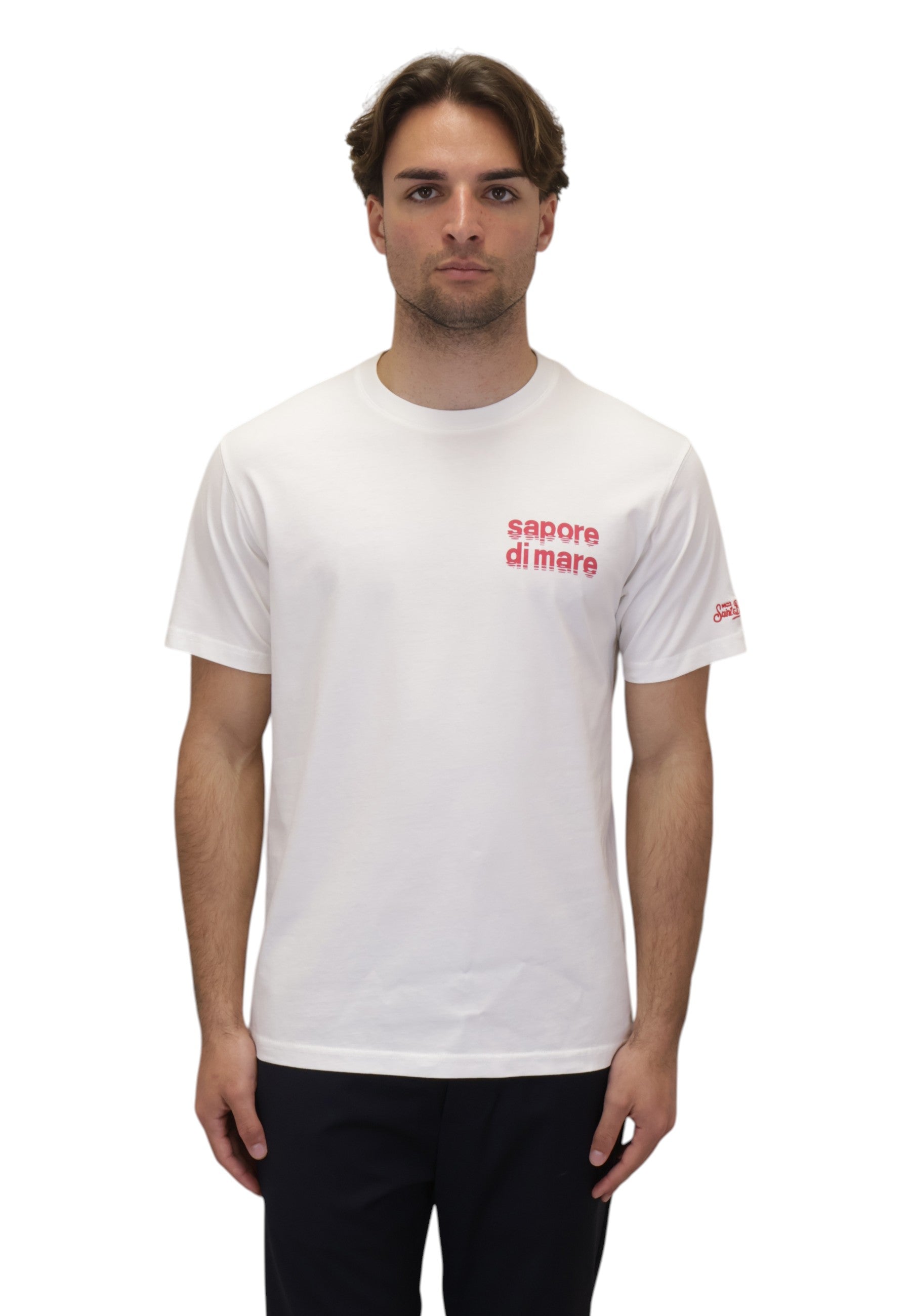 T-SHIRT Bianco Mc2 Saint Barth