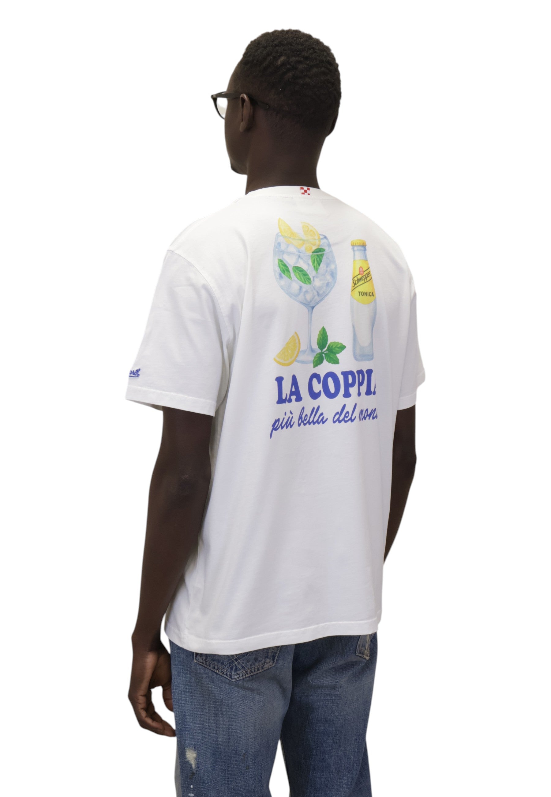 T-SHIRT Bianco Mc2 Saint Barth
