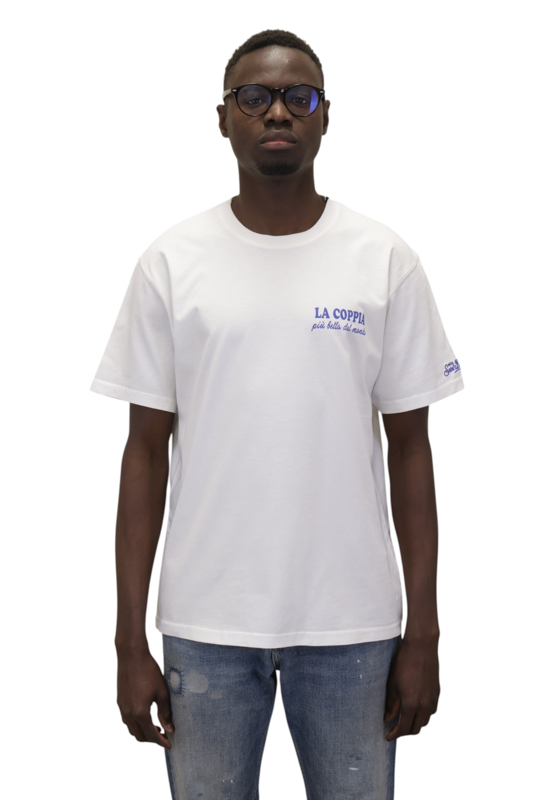 T-SHIRT Bianco Mc2 Saint Barth