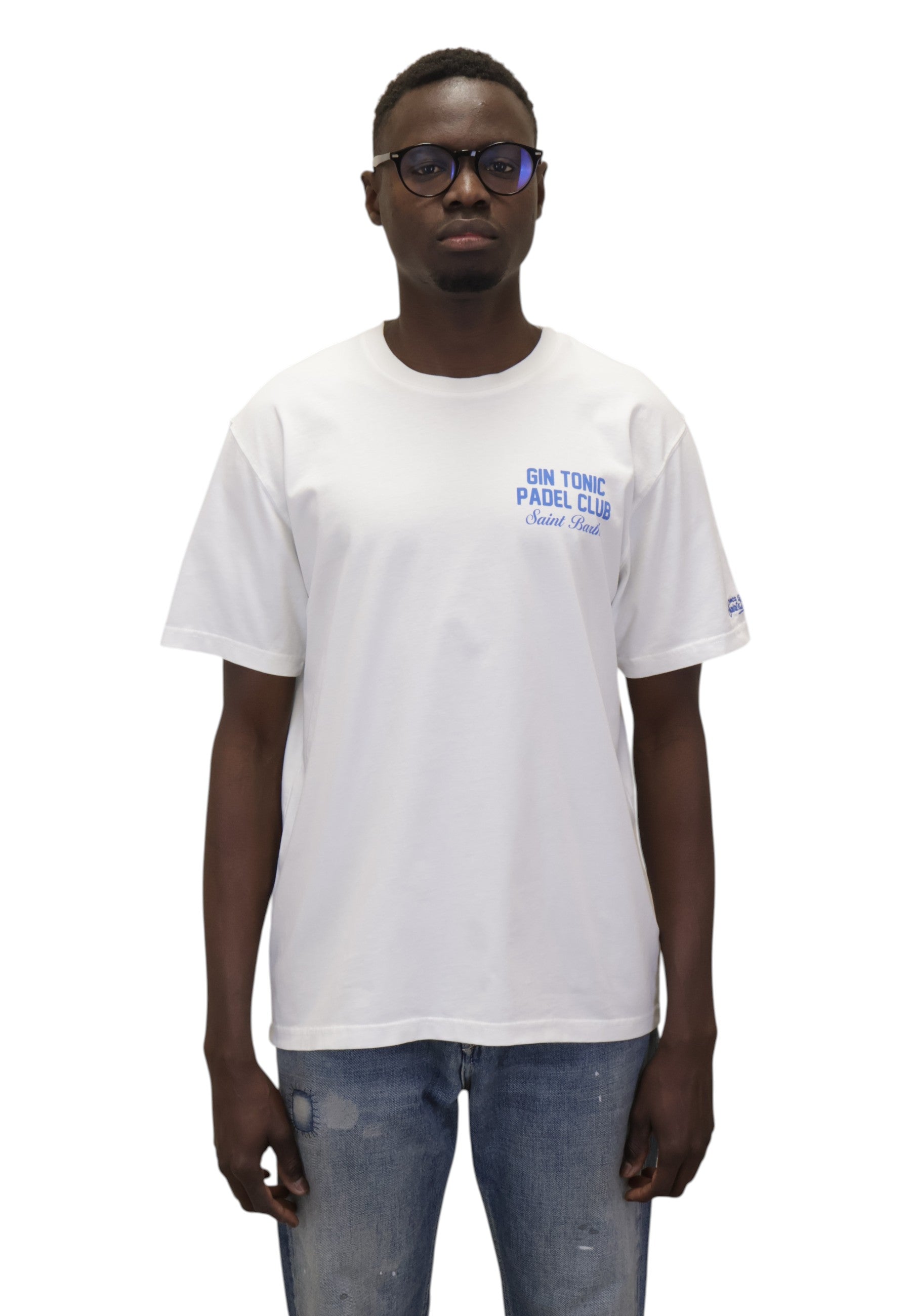 T-SHIRT Bianco Mc2 Saint Barth