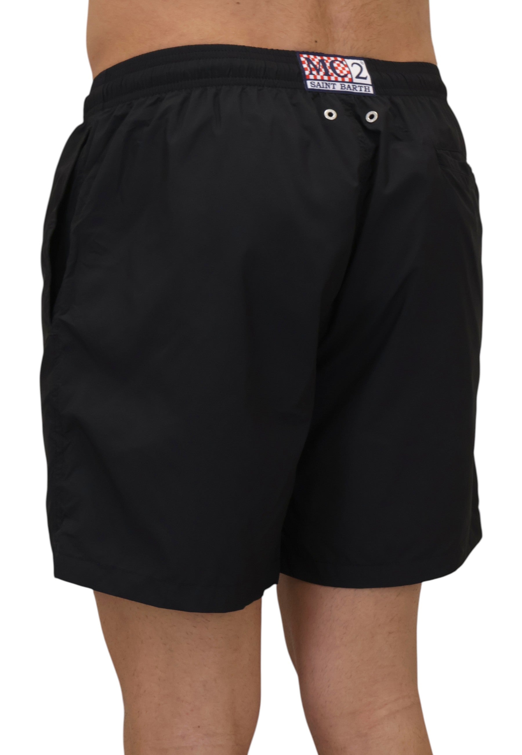BOXER MARE Nero Mc2 Saint Barth
