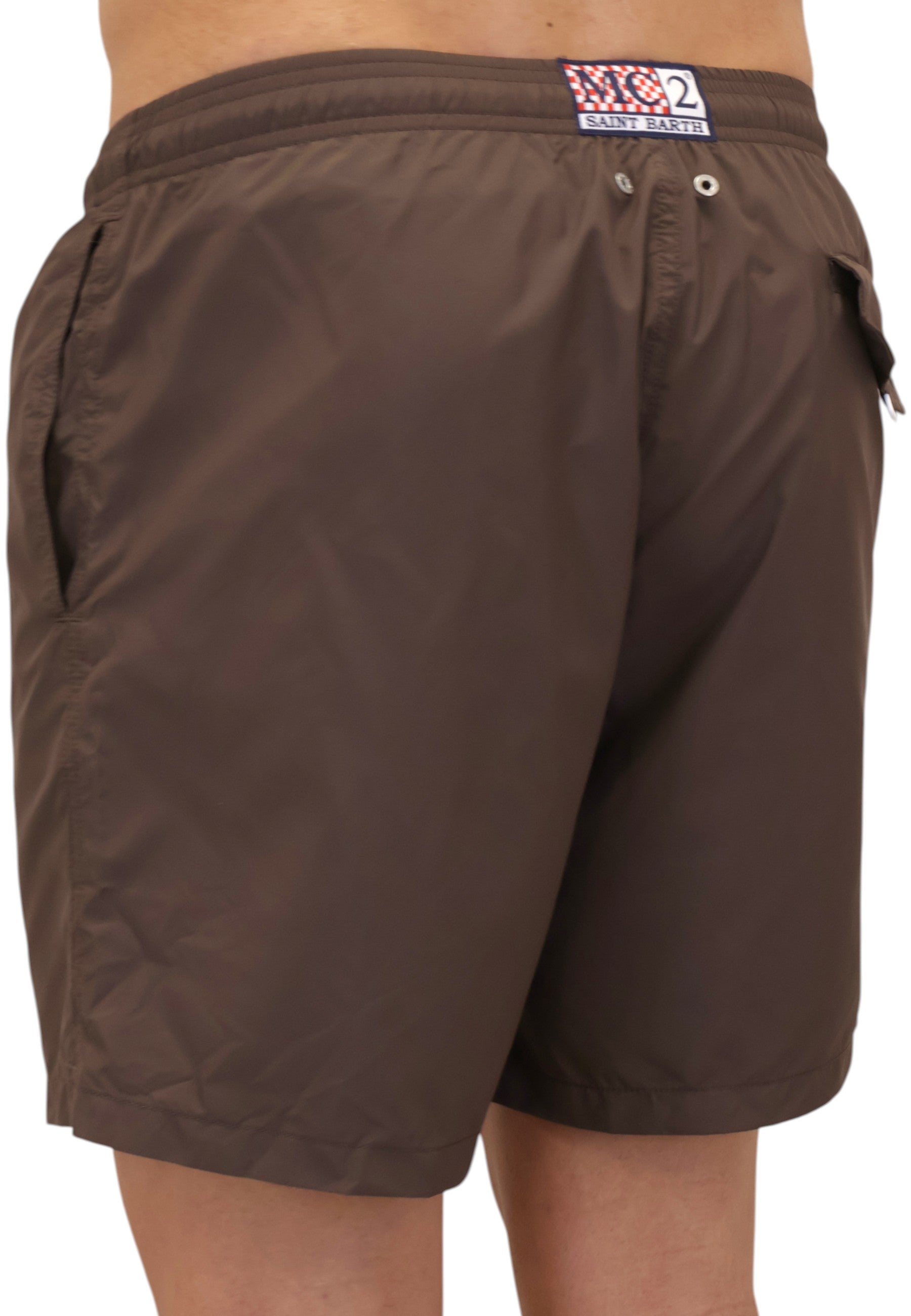 BOXER MARE Marrone Mc2 Saint Barth