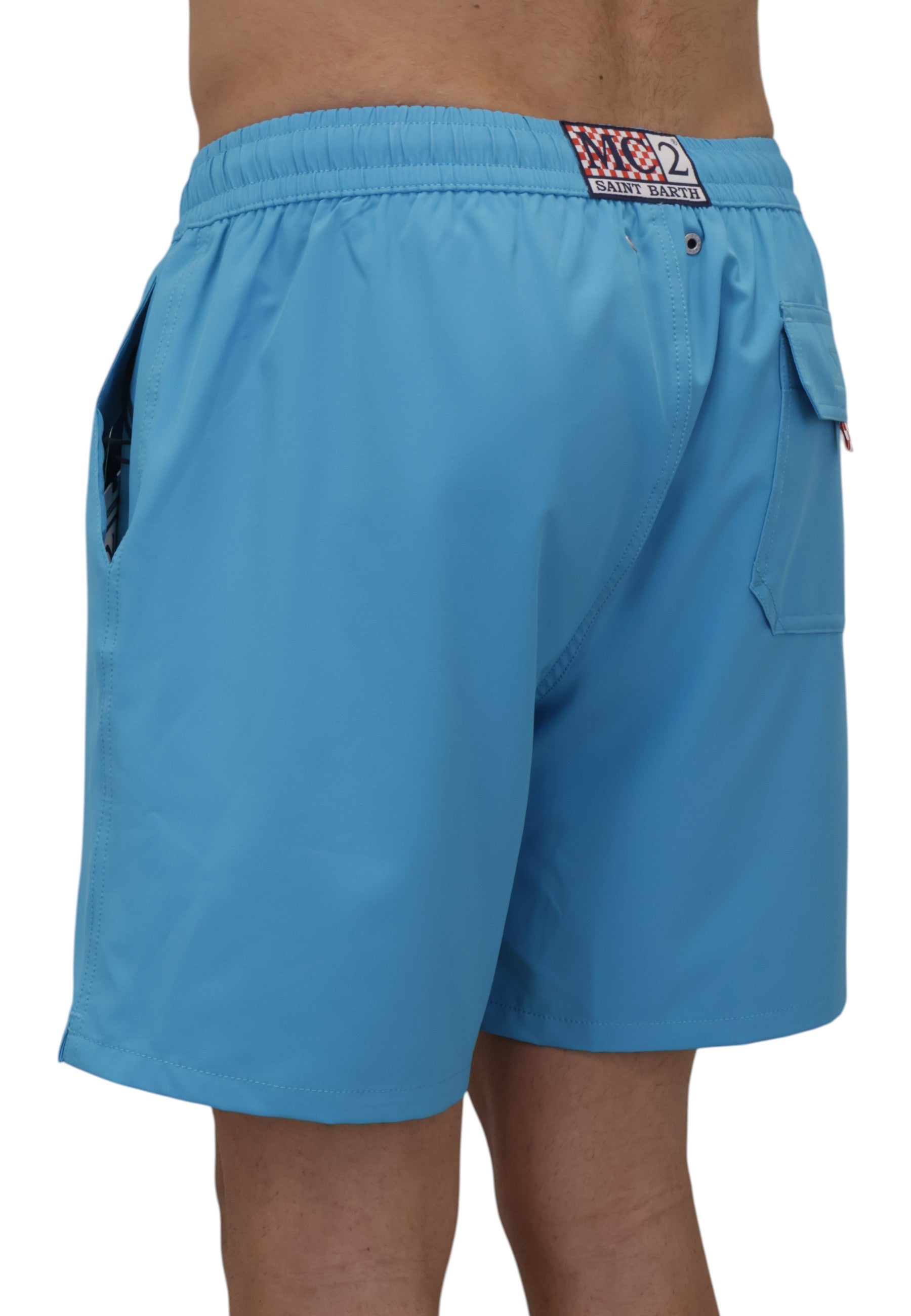 BOXER MARE Azzurro Mc2 Saint Barth