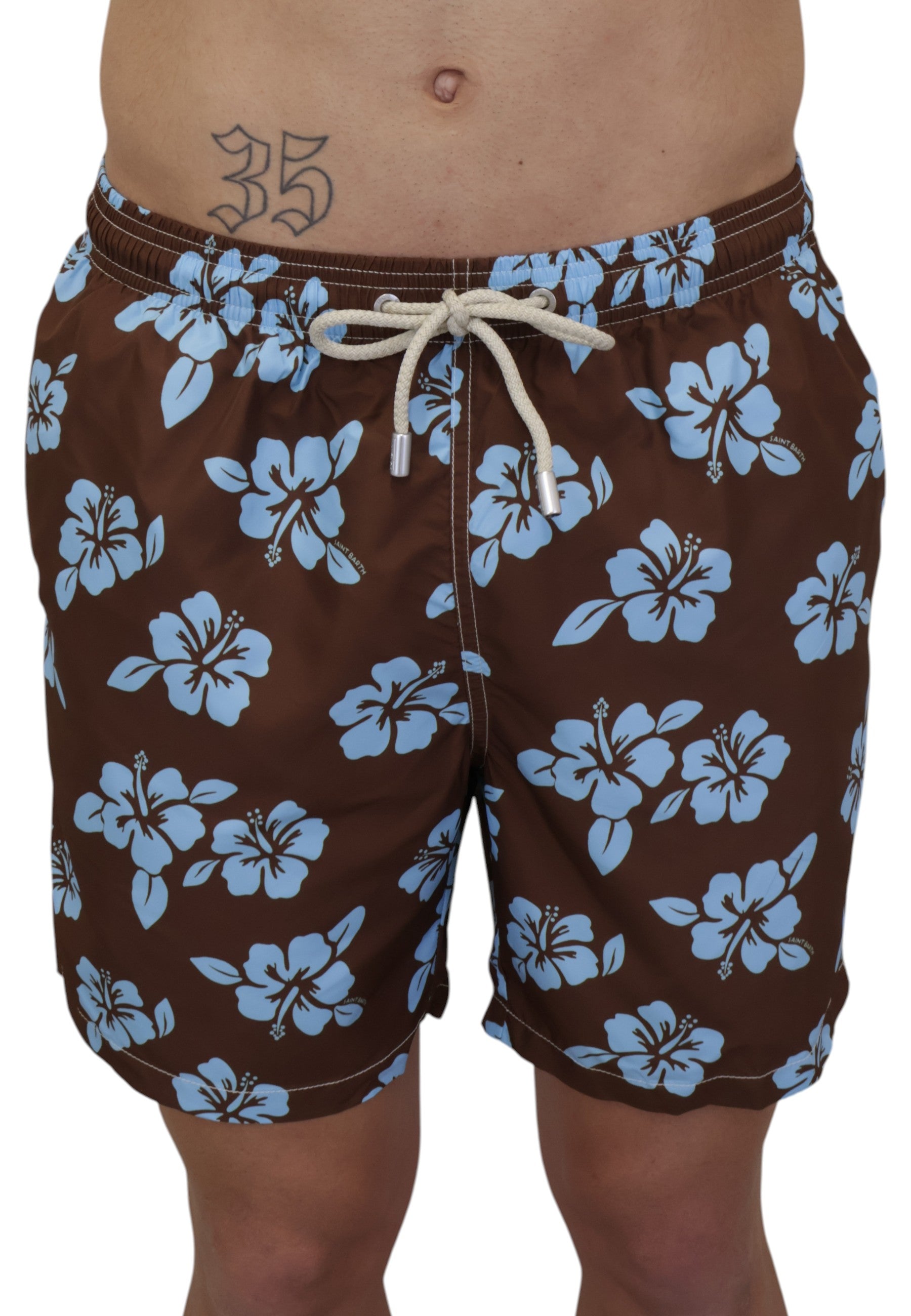 BOXER MARE Marrone Mc2 Saint Barth
