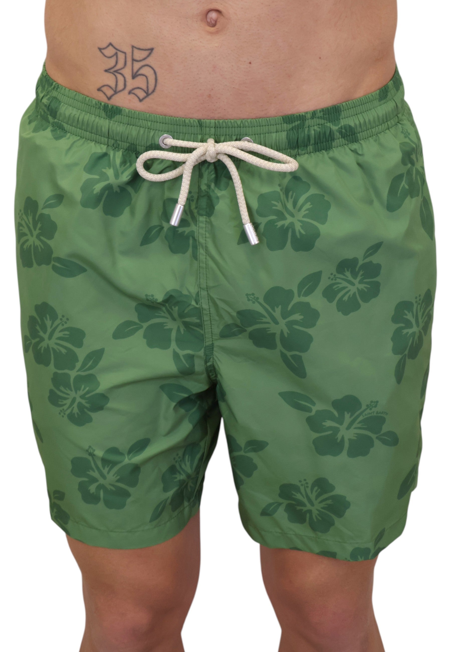 BOXER MARE Verde Mc2 Saint Barth